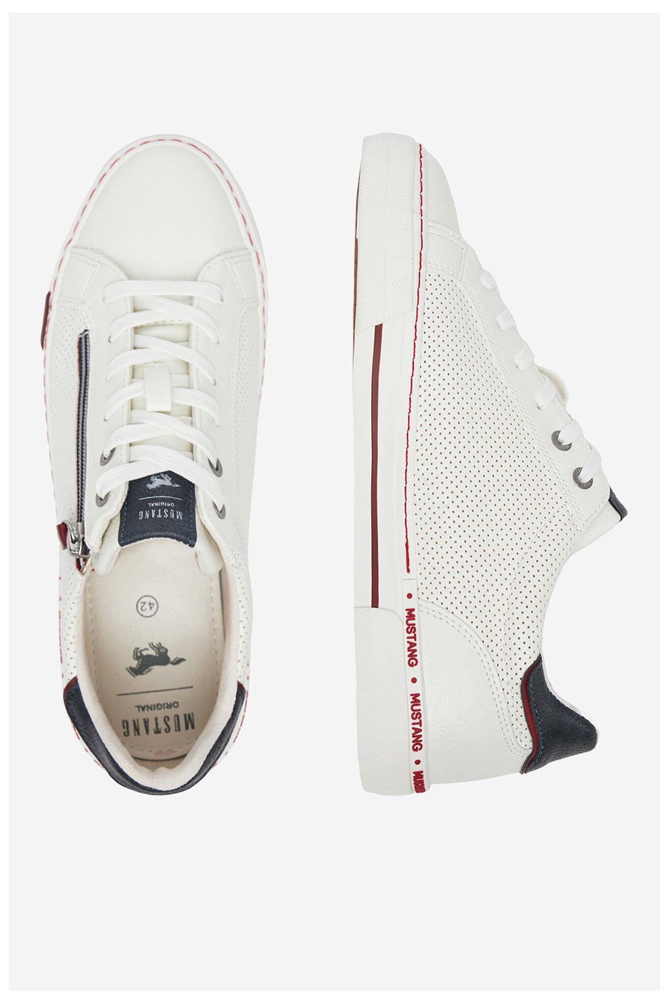 Trampki Mustang 1353-309 Biały