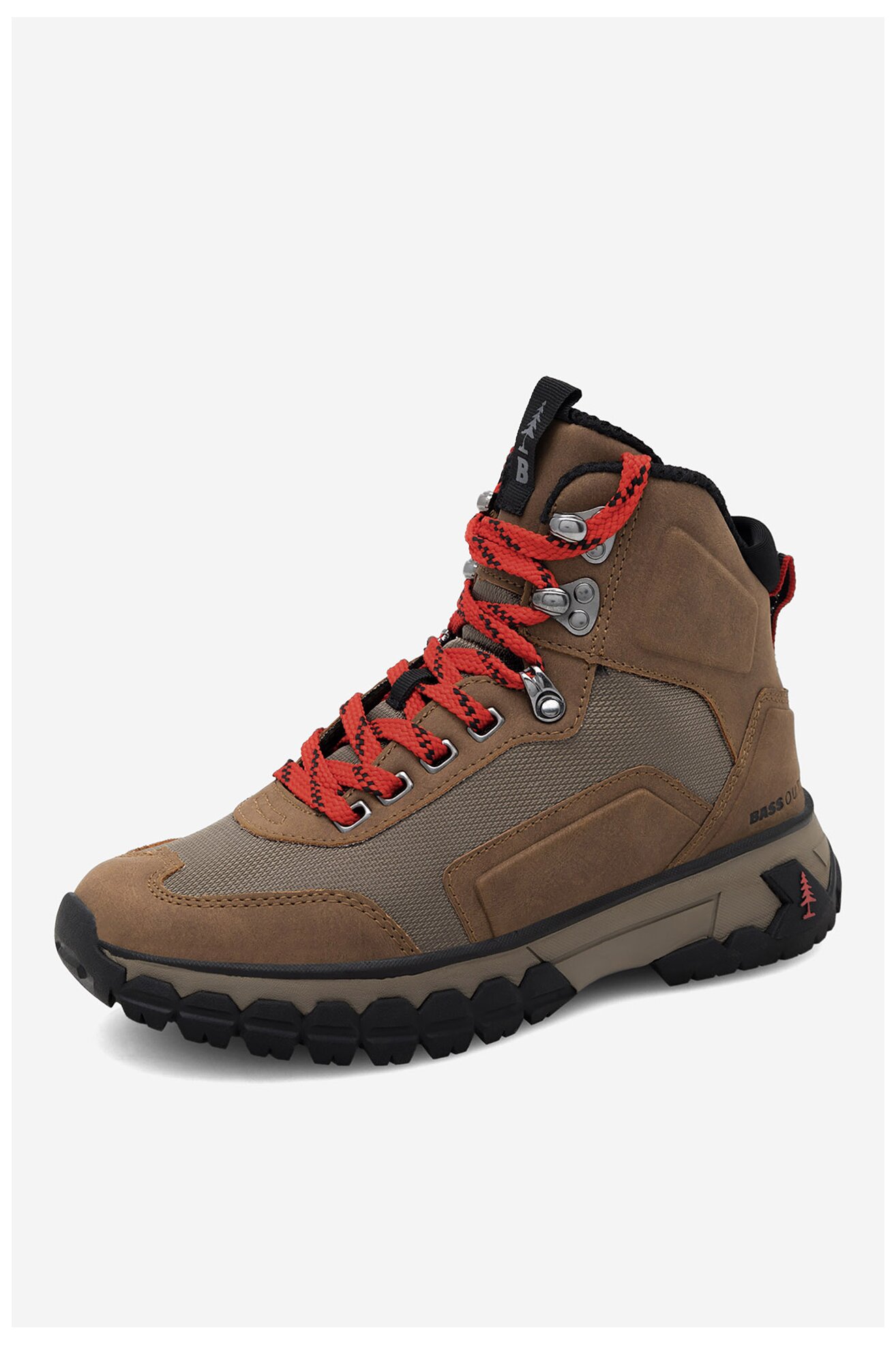 Trzewiki BASS OUTDOOR BA12H820 BROWN / MILITARY OLIVE - 2NQ Brązowy jasny