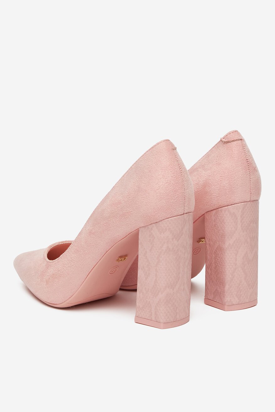 Pantofi cu toc DeeZee ROZ DESCHIS - 5906751108253