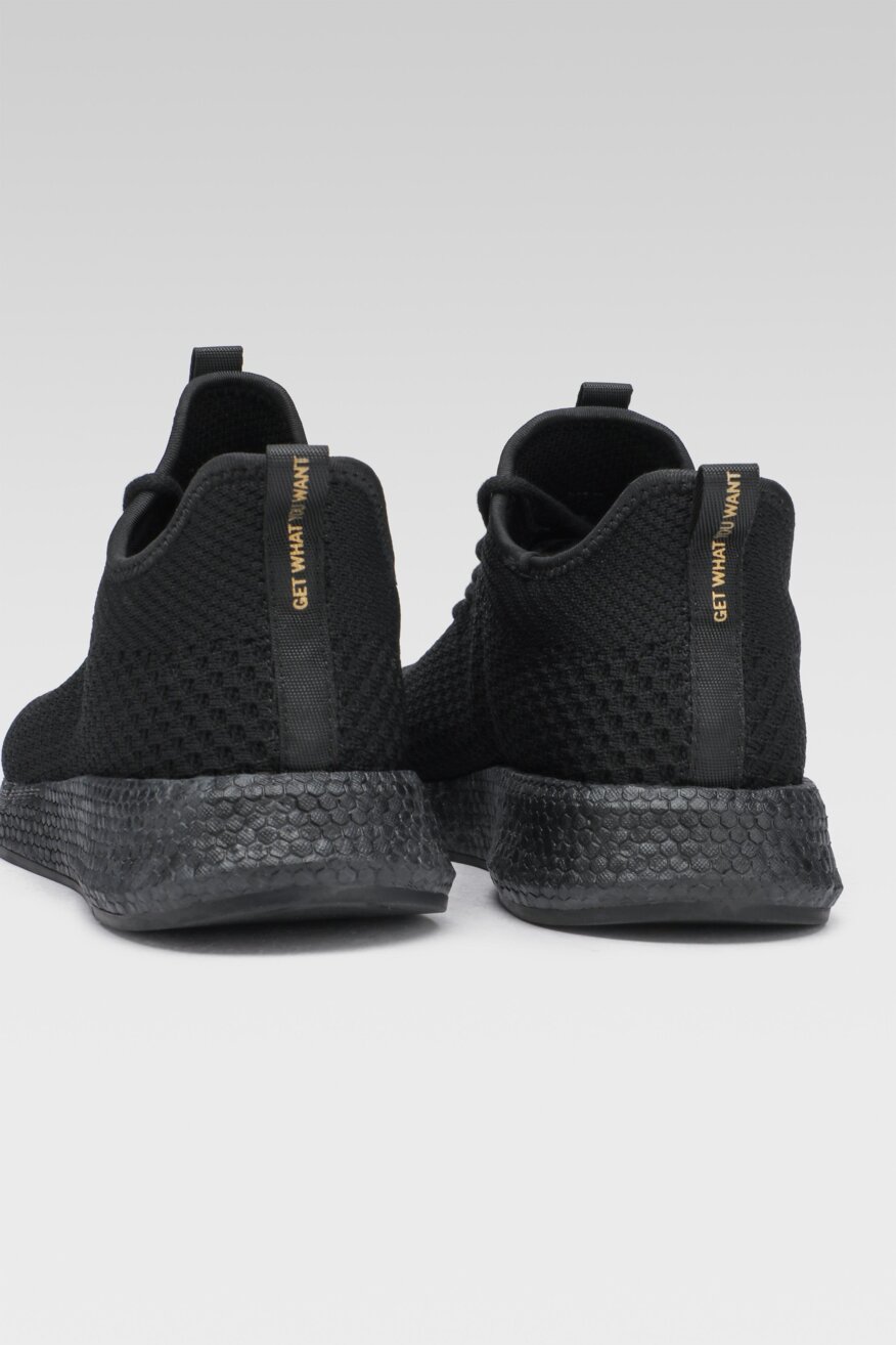 
                Sprandi - Obuwie sportowe czarne sznurowane - 5903698461663