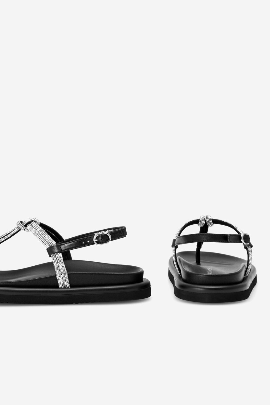 EVA MINGE - Skórzane sandały - 5905588359975