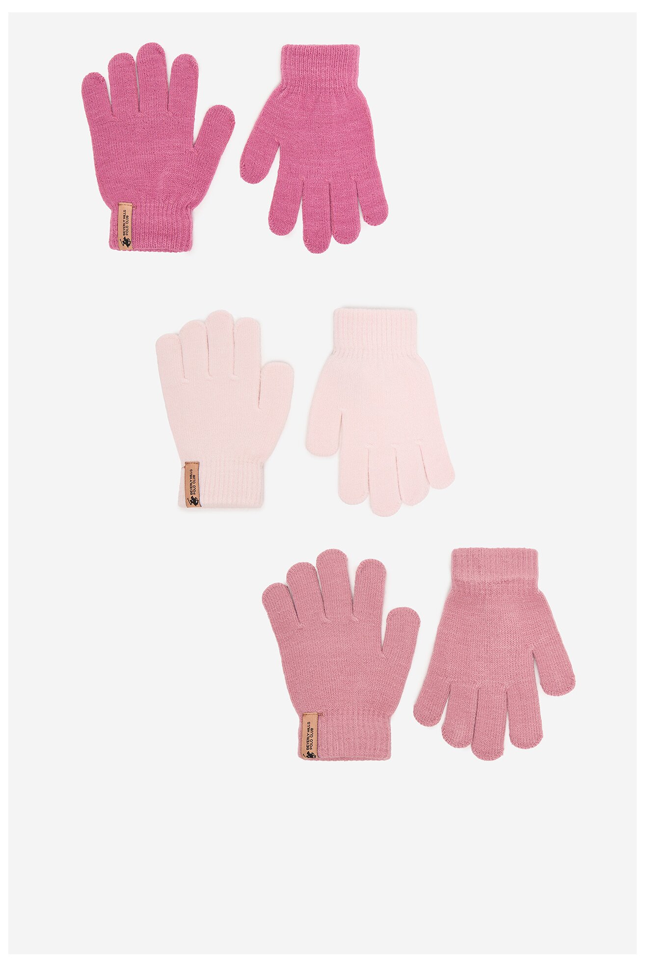 Dečije rukavice Beverly Hills Polo Club CEO-ACCCS-BHPC-03(3-PACK) ROZE