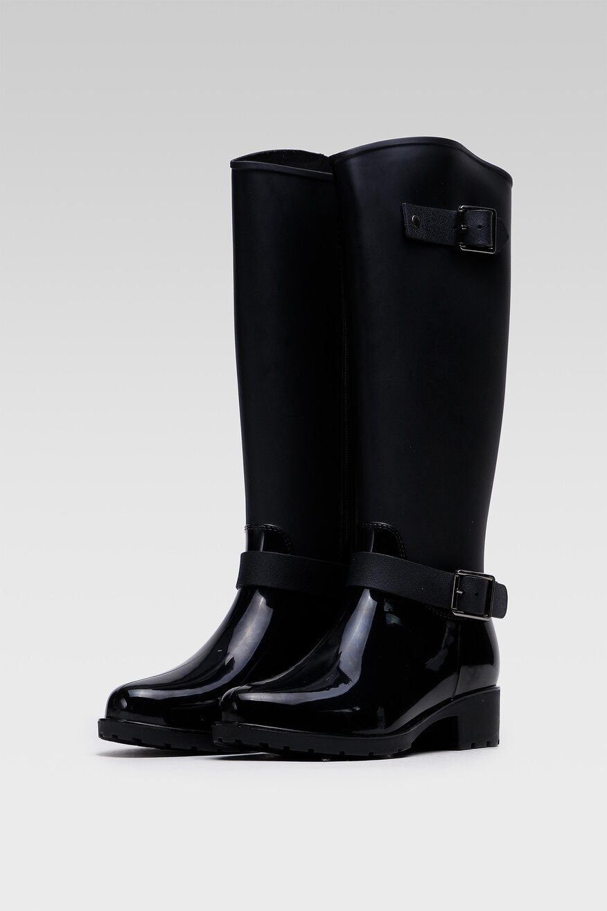 
                Jenny Fairy - Kalosze czarne z suwakiem - 5903698842714