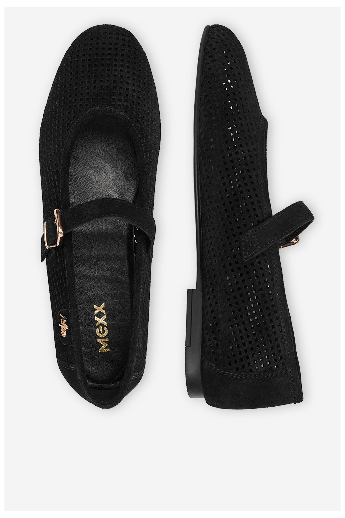 Baleriny Mexx EO-VR-5200-02 Czarny