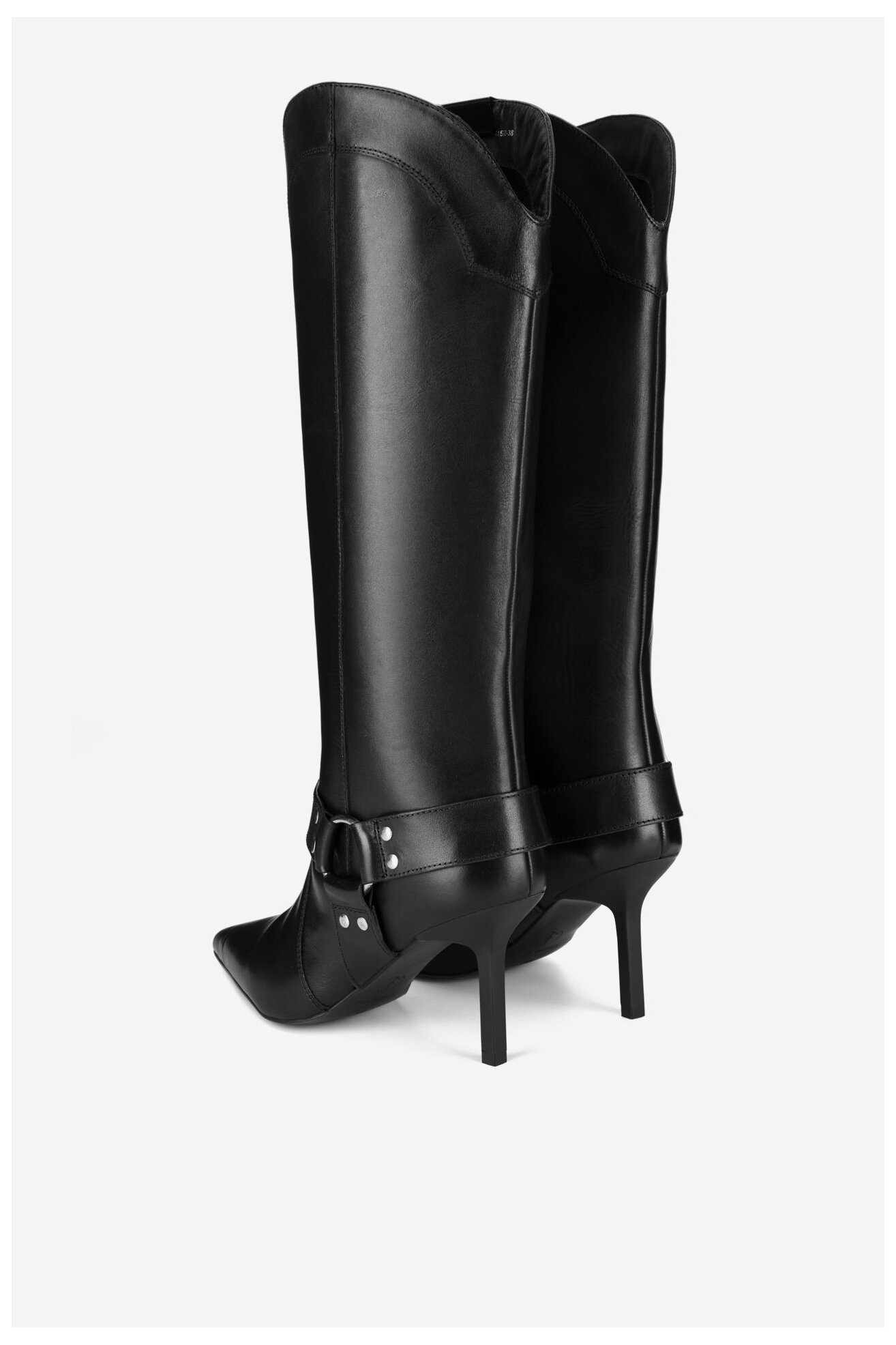 Kozaki EVA MINGE AZIZA-115832 Czarny