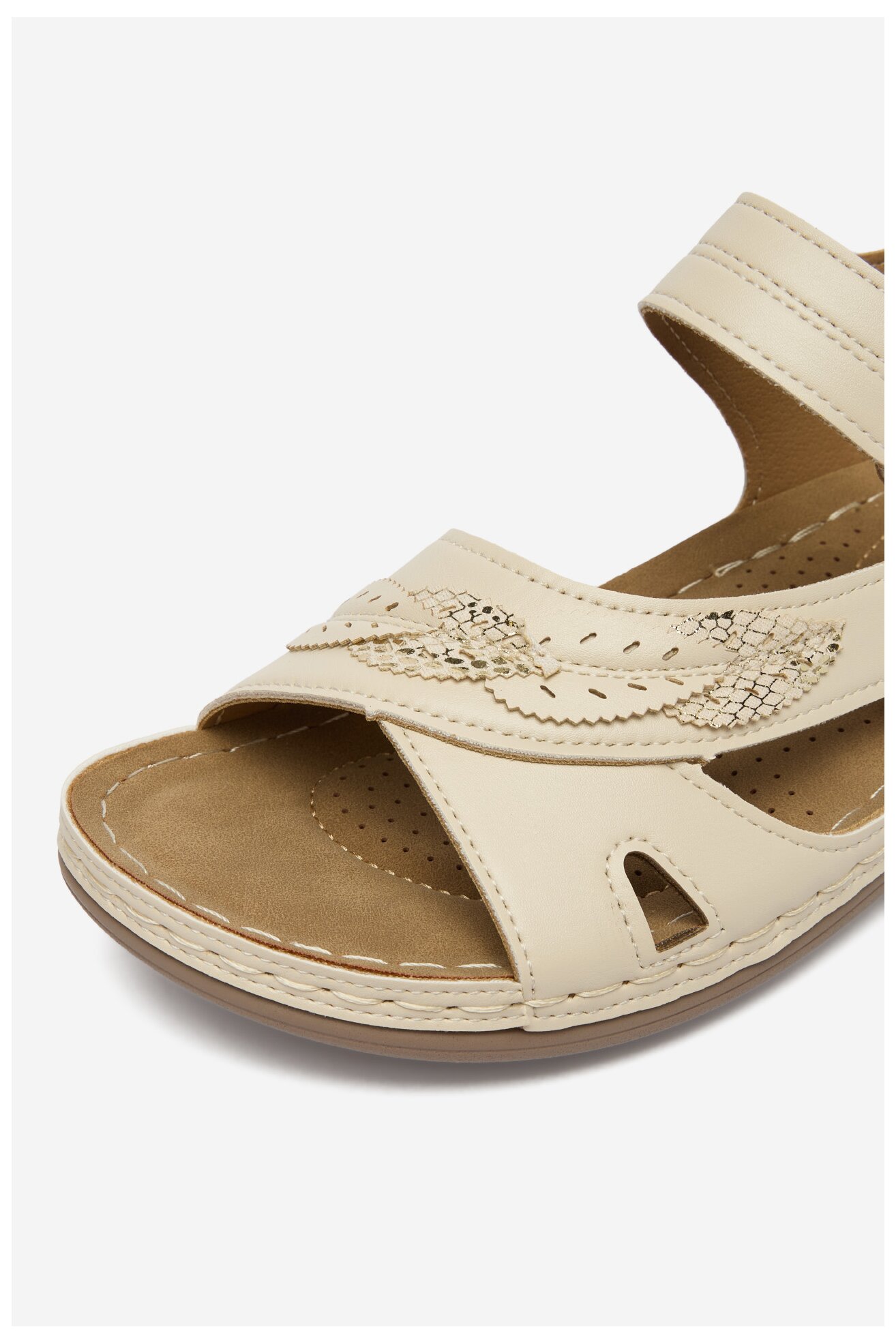 Sandały Go Soft CEO-W80085 Beżowy