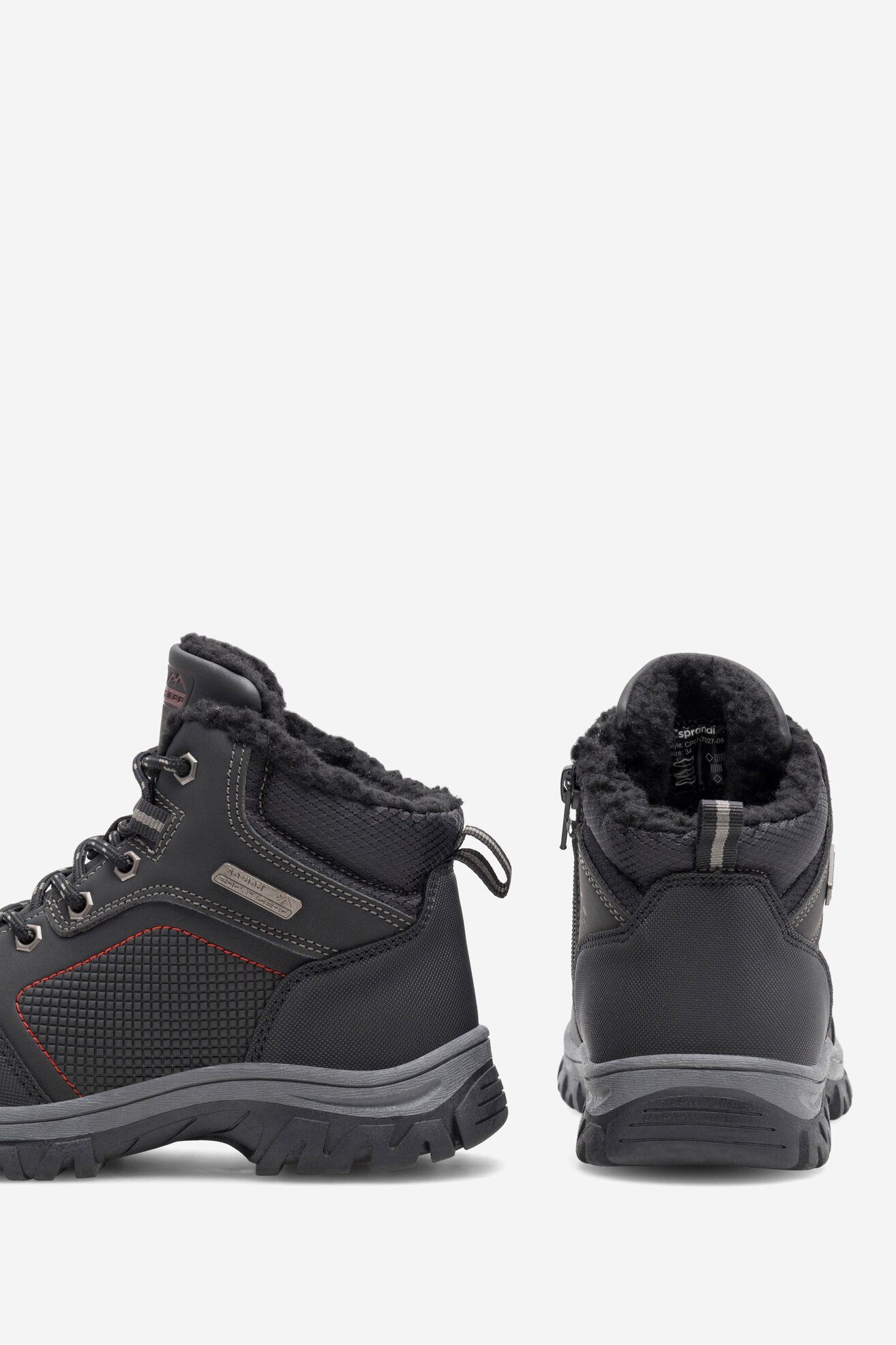 Csizma SPRANDI EARTH GEAR CP07-7027-05 FEKETE