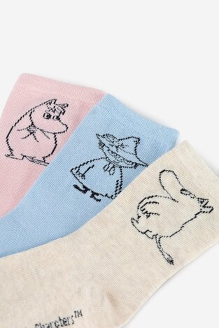 Čarape MOOMIN ACCCS-AW24-209MMN (3-PACK) MIKS