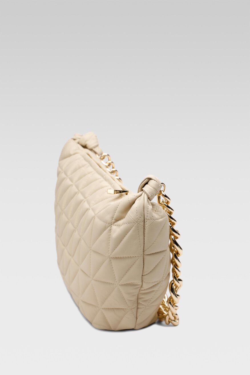 
                Badura - Torebka skórzana pikowana - 5904862415710