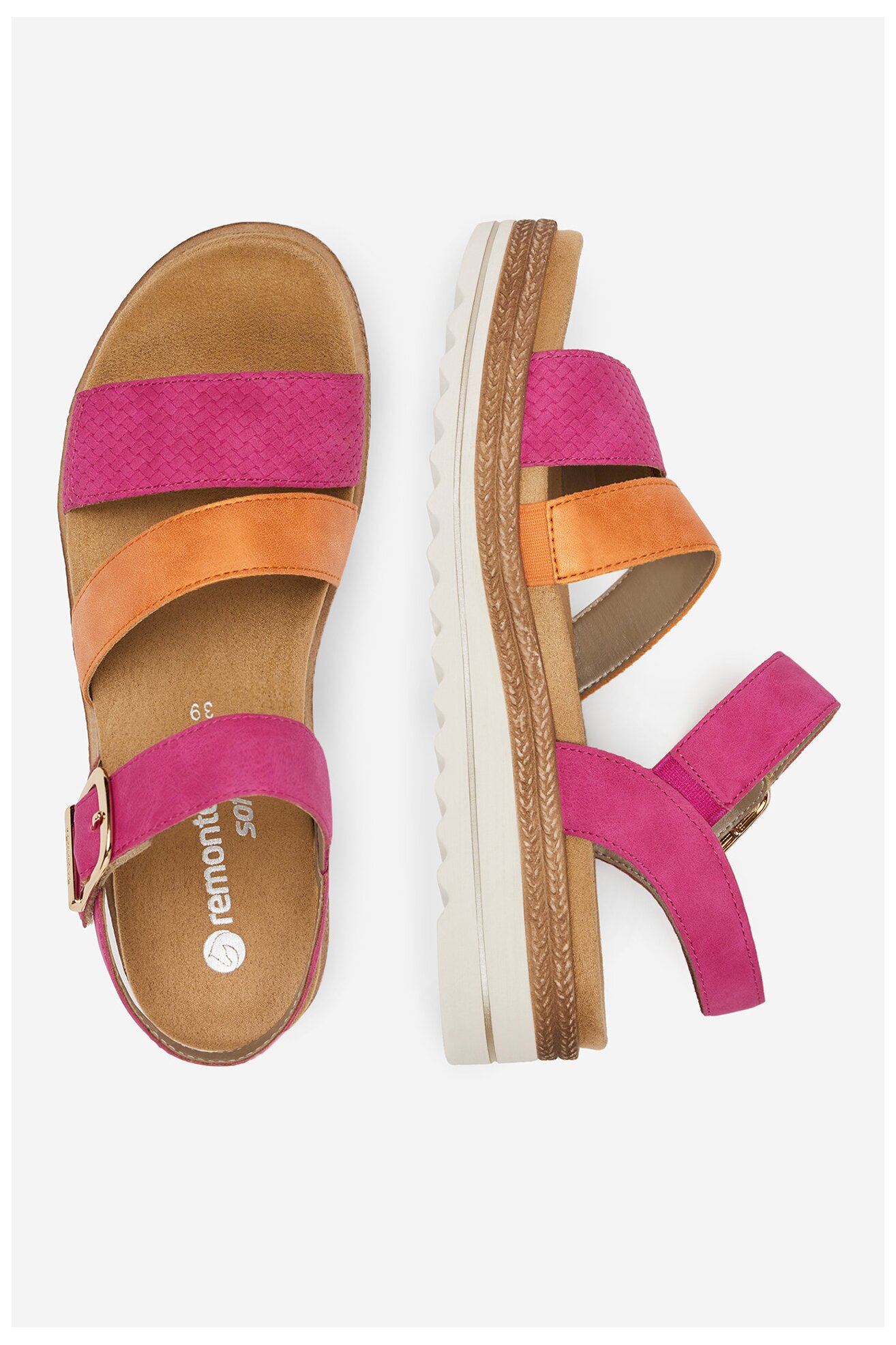 Sandały Remonte D0Q55-31 Różowy