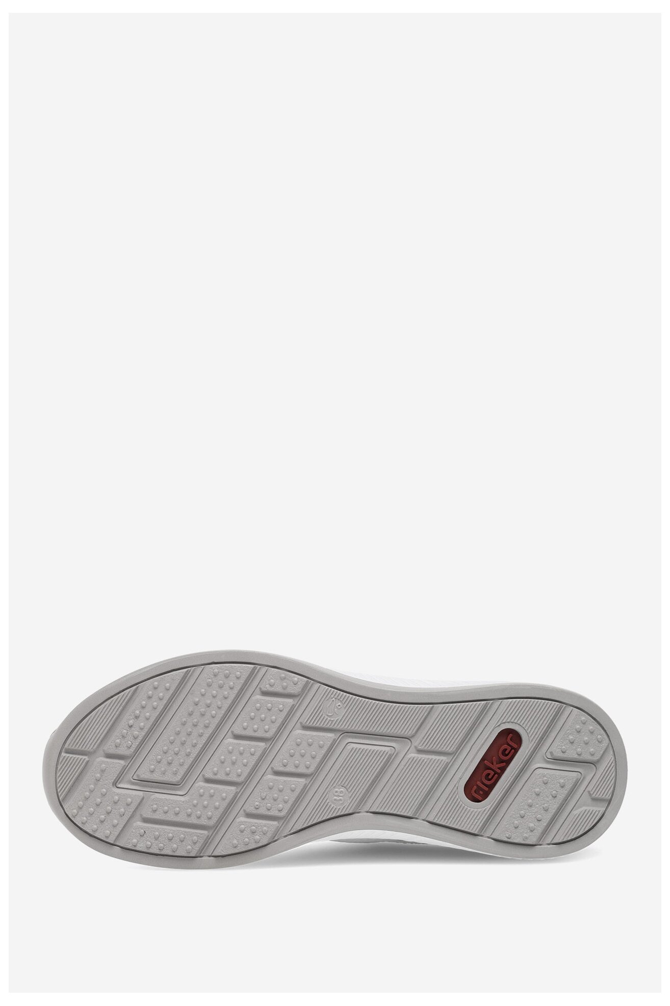 Sneakersy Rieker N5504-80 Biały