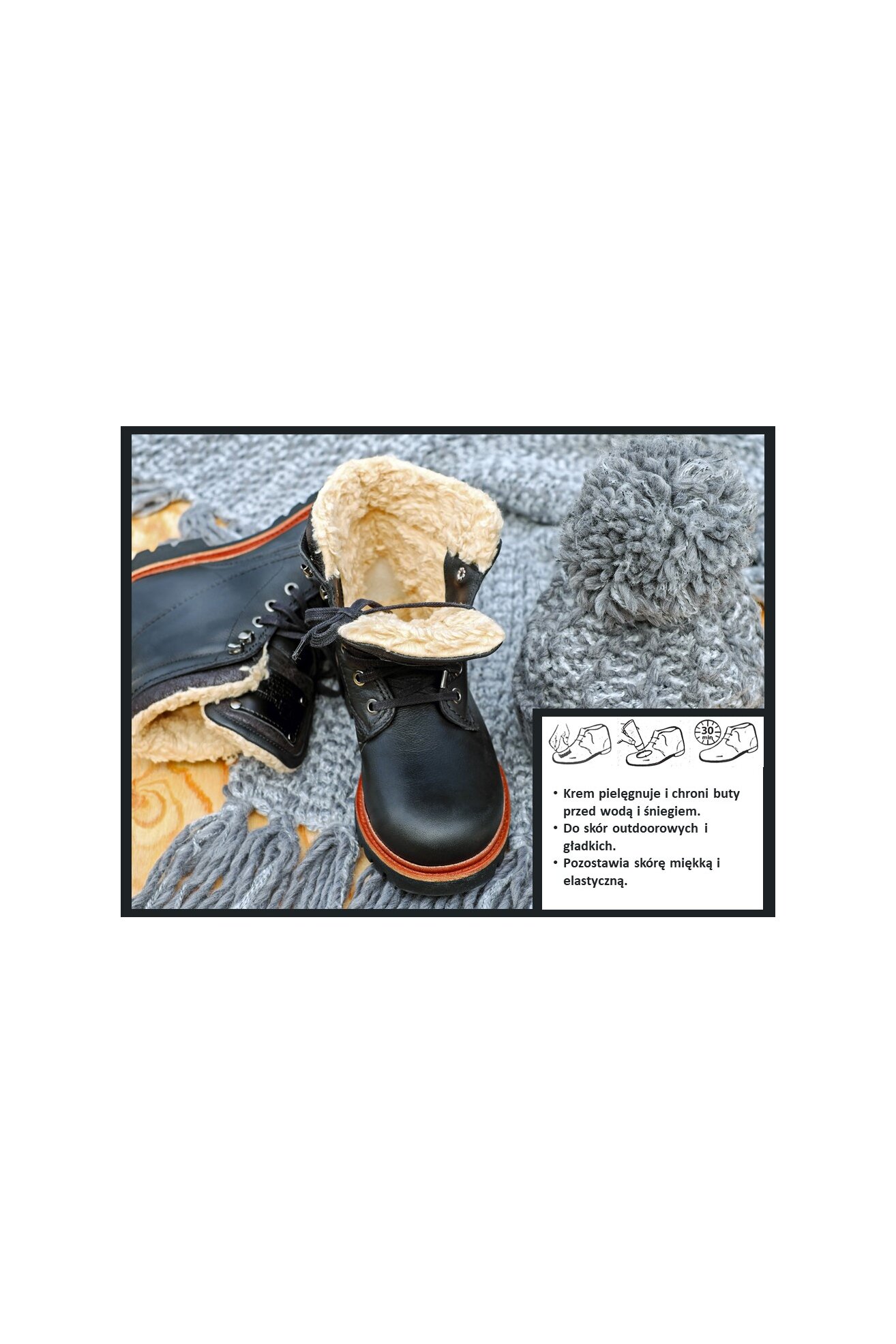 Kosmetyki do obuwia BAMA WOSK W KREMIE Bezbarwny