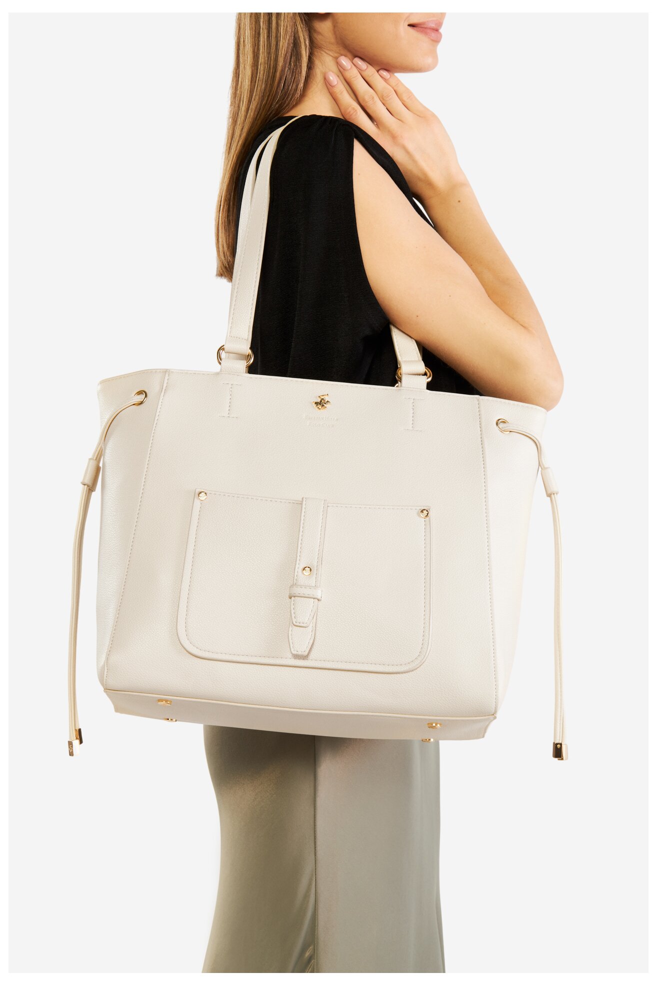 Дамска чанта Beverly Hills Polo Club BHPC-C-015-07 БЯЛ