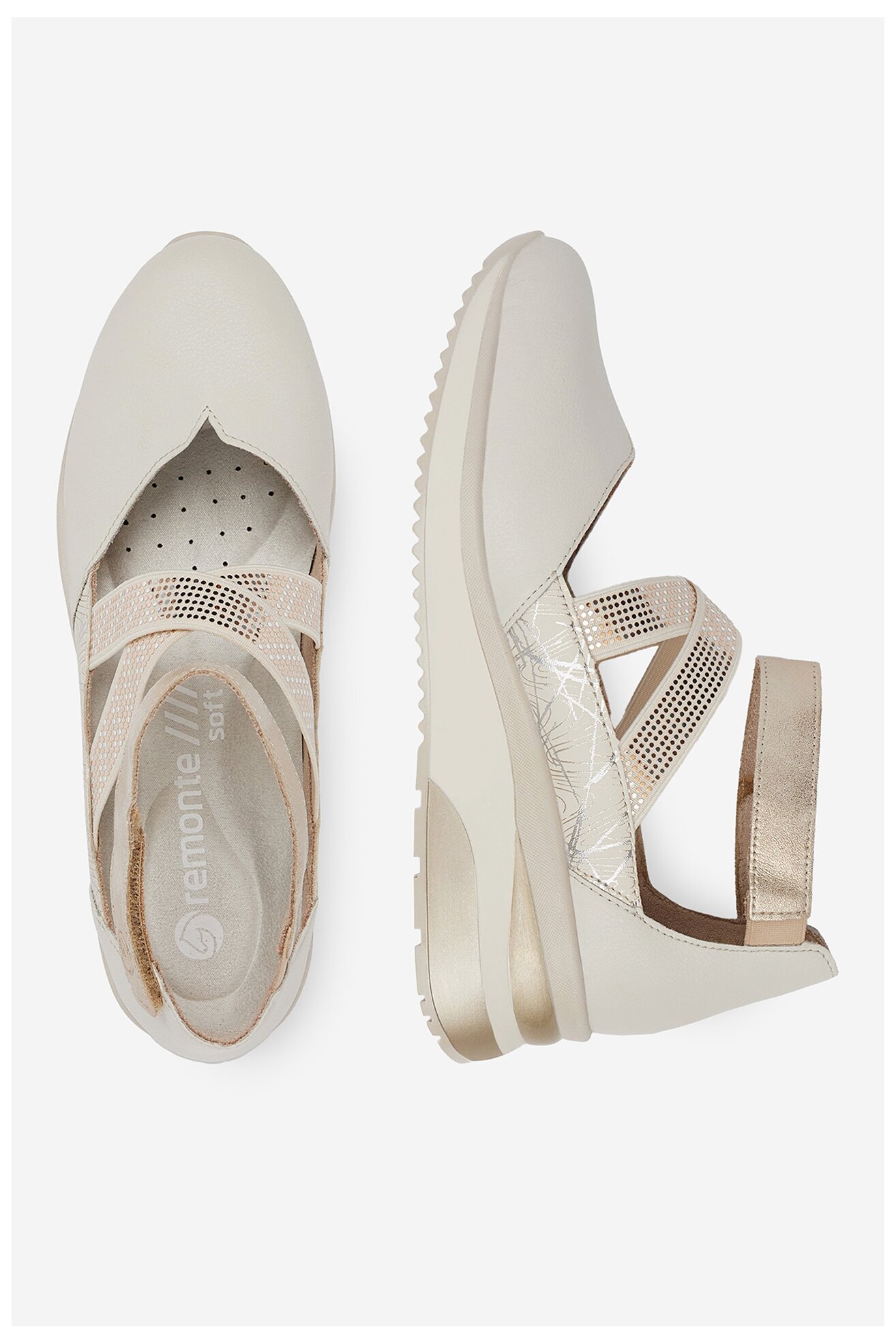 Sandały Remonte D2411-81 Beżowy jasny