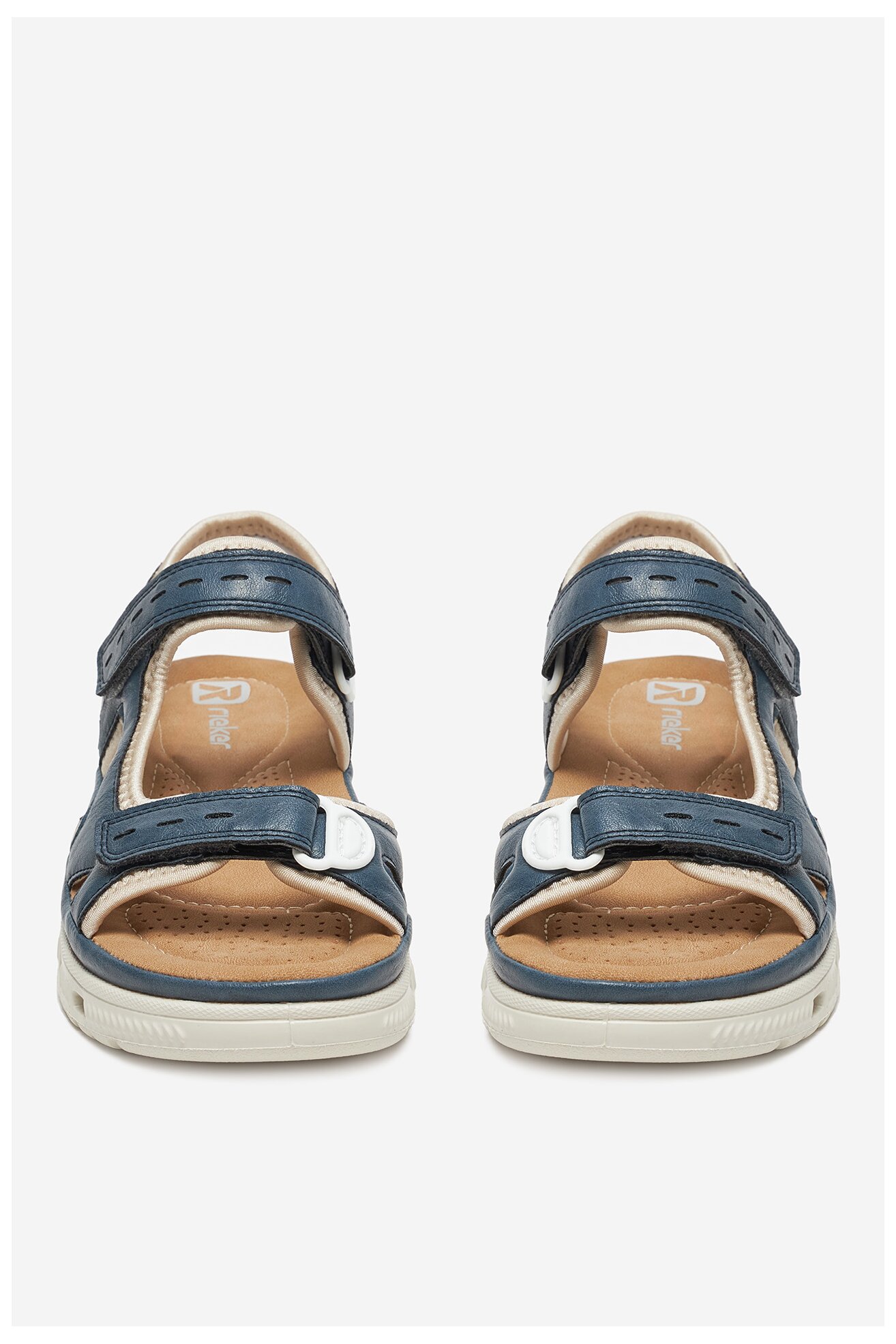 Sandały Rieker 64066-14 Niebieski