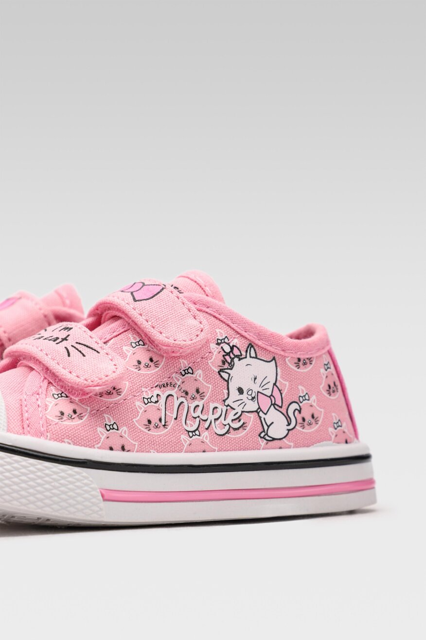 Marie Cat - Trampki z printem różowe - 5903698324876
