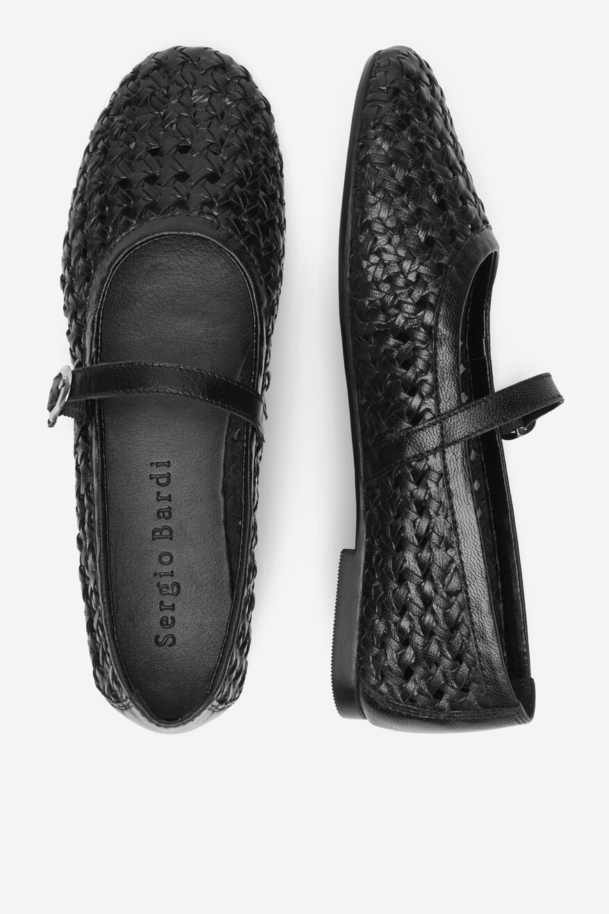 
                Sergio Bardi - Baleriny skórzane - 5906751005507