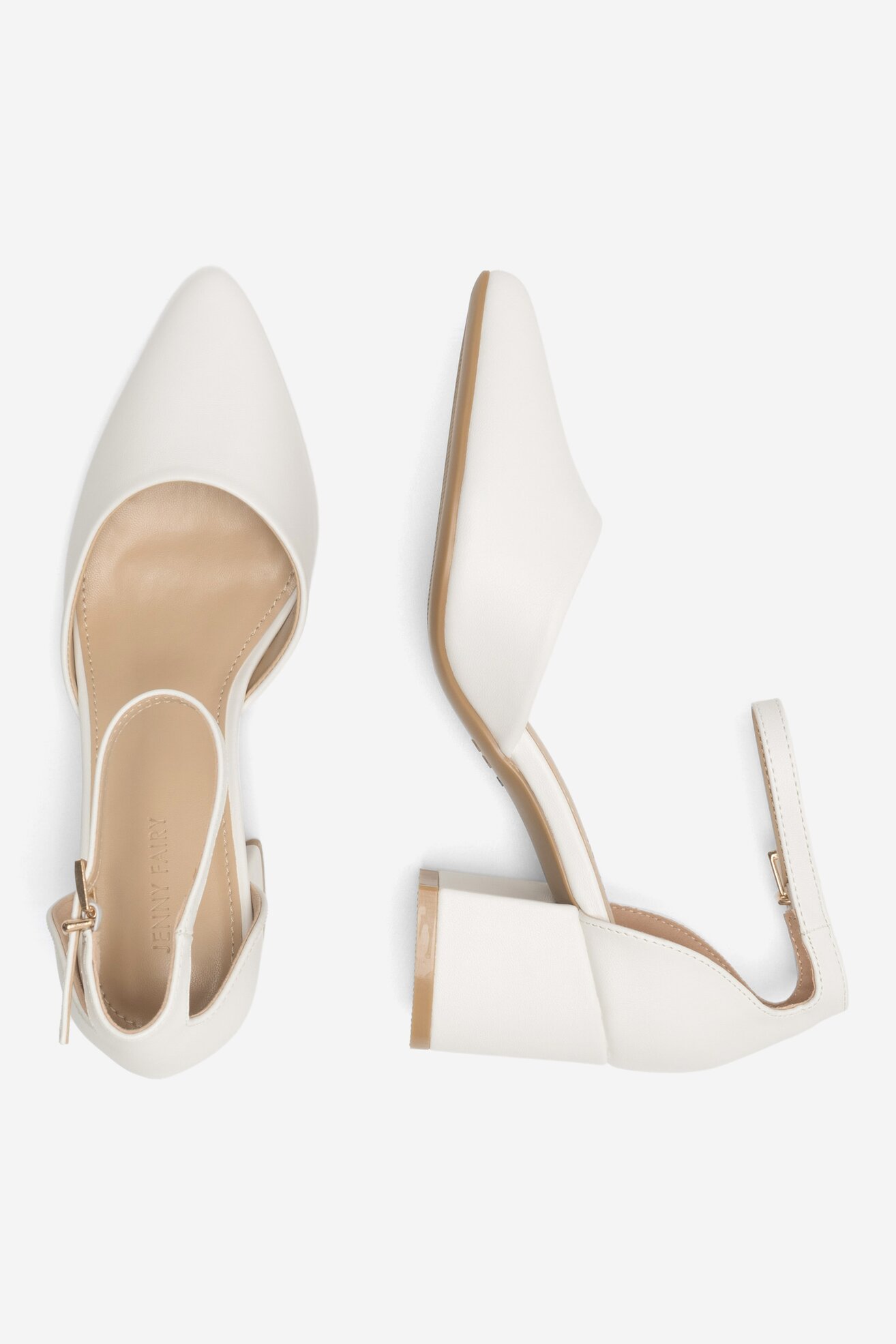 Czółenka Jenny Fairy ANGEL WS210702-10 Biały