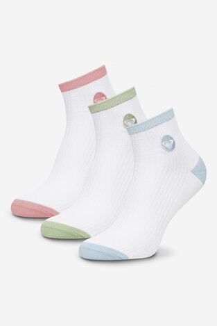 Шкарпетка ROXY AS_ROXY_04Z_SS25 (3-PACK) БІЛИЙ