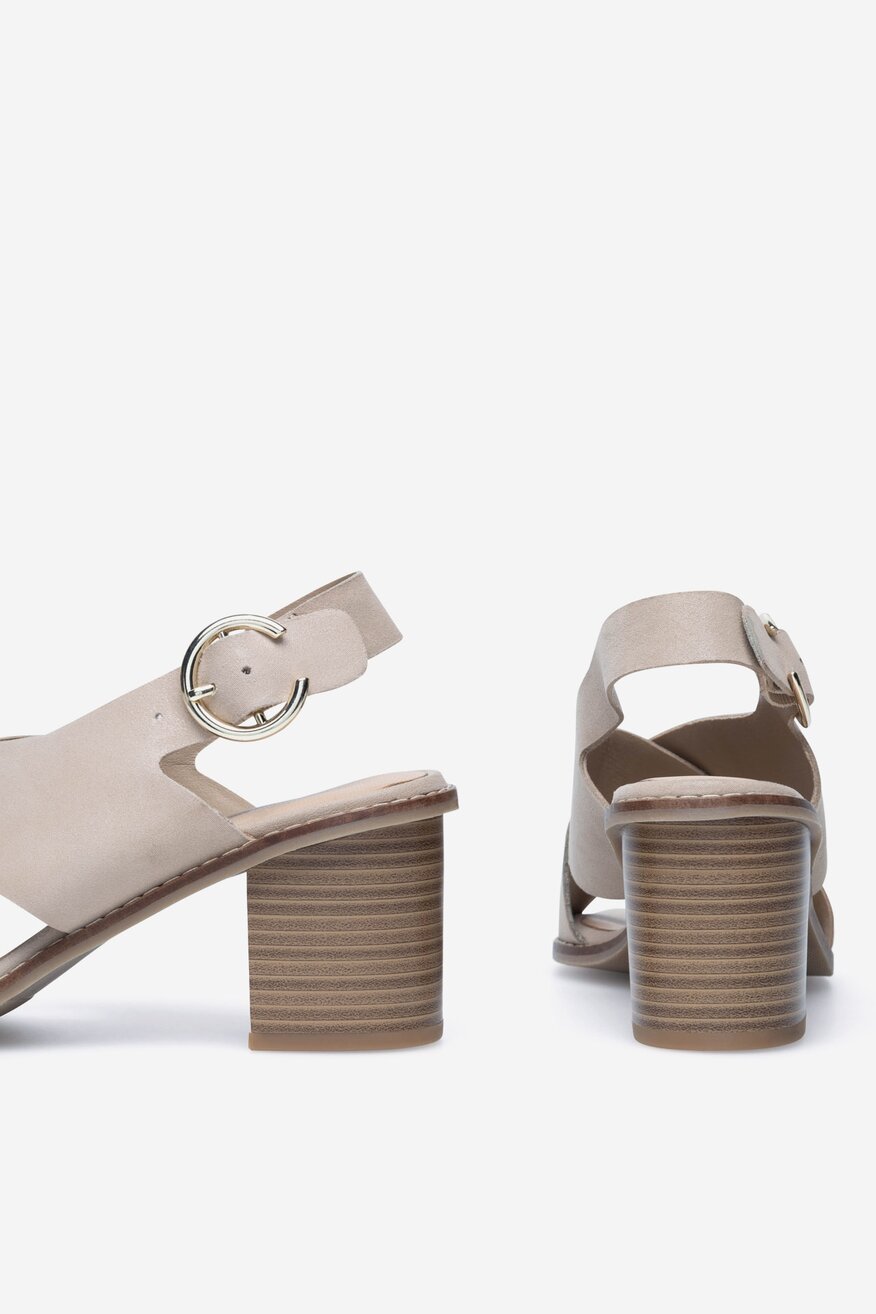 
                Lasocki - Sandały skórzane - 5905588591764