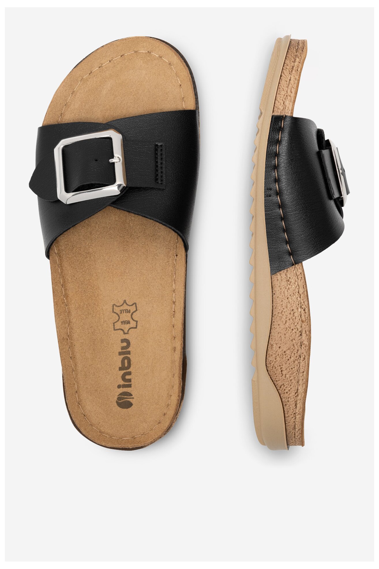 Pantofle Inblu AA370100 ČERNÁ