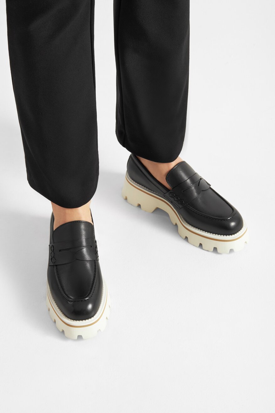 Badura - Loafersy skórzane - 5905588514008