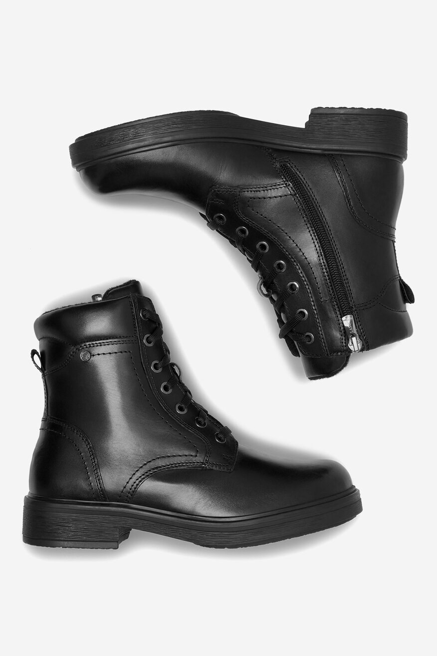 Lasocki - Trzewiki skórzane ocieplane - 5905588136187