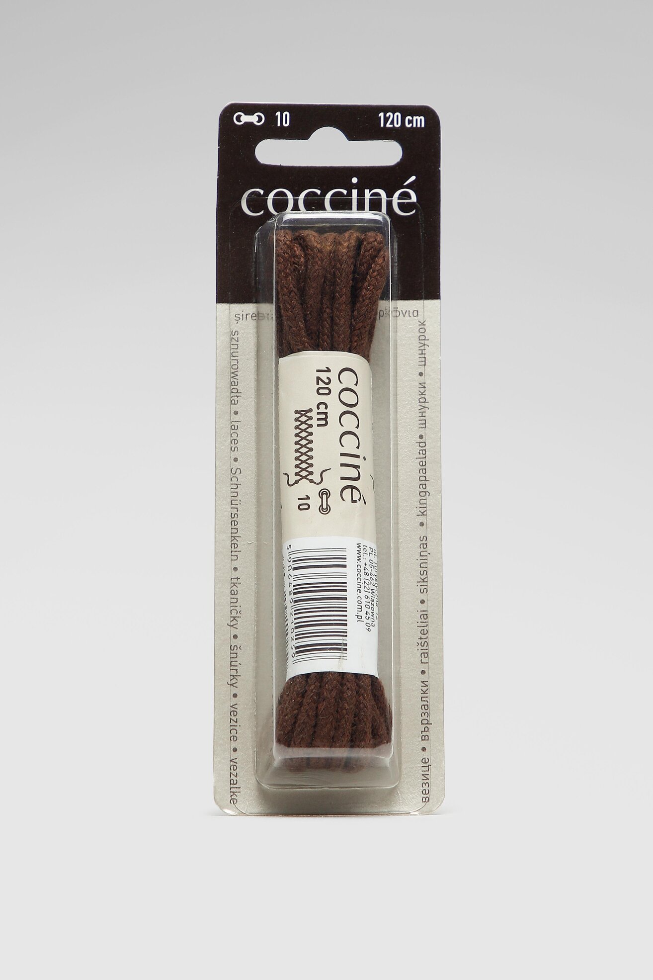 Pertle Coccine COCCINE SZNUROWADŁA 120 cm FI=3 BRAON