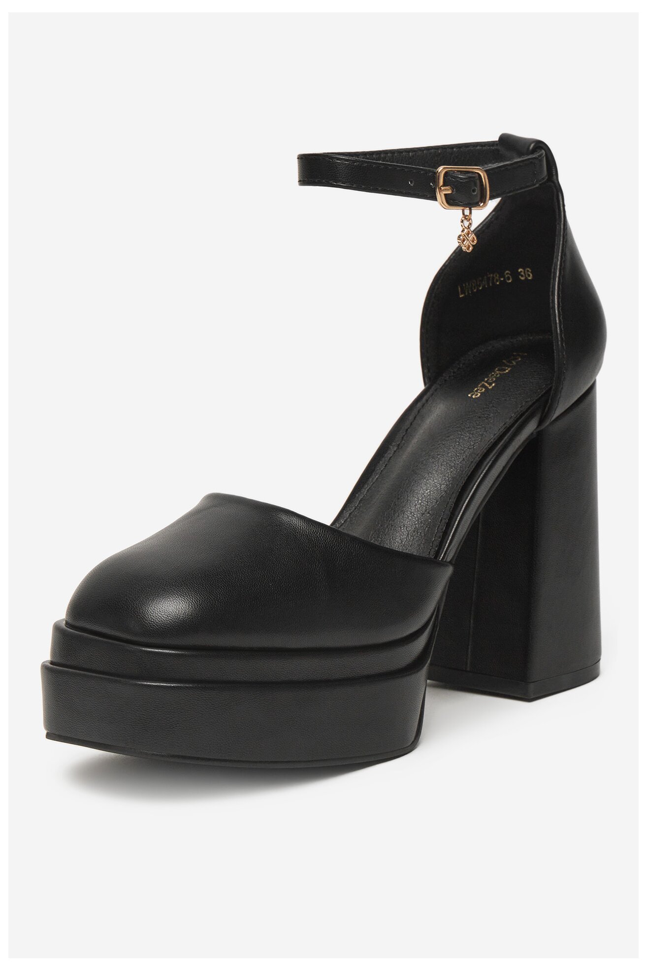 Czółenka DeeZee LW85478-6 Czarny