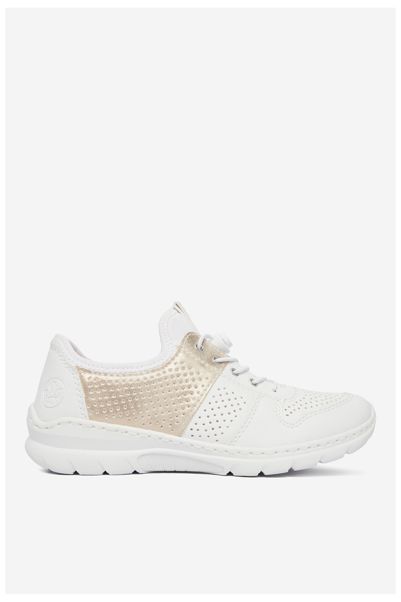 Półbuty Rieker CEO-L3254-80 Biały