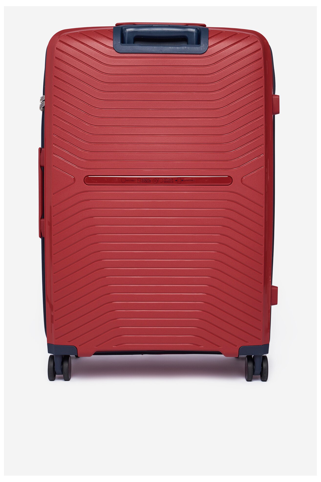 Walizka Beverly Hills Polo Club BHPC-WAL-006-L Czerwony