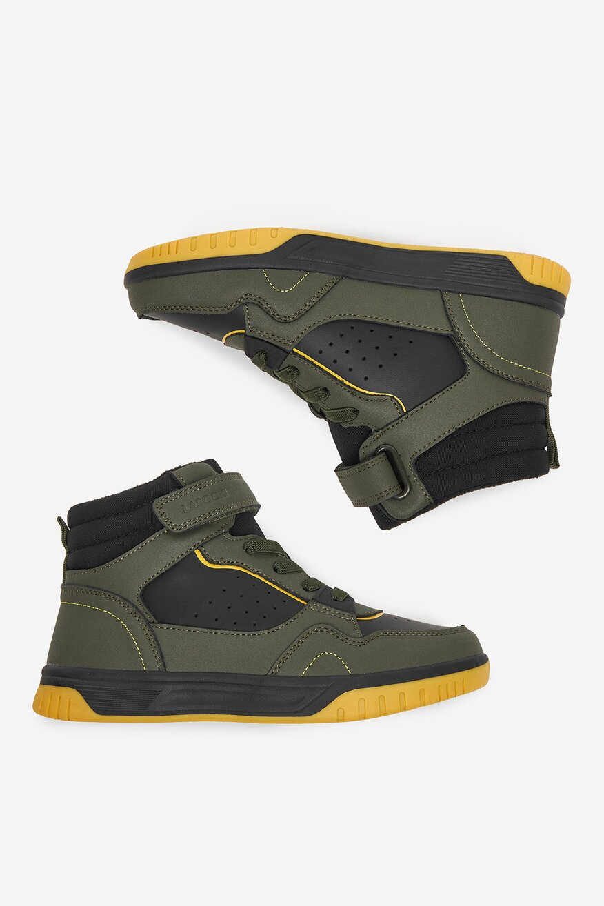 
                Šněrovací vyšší obuv Lasocki Young KHAKI - 5906751265895