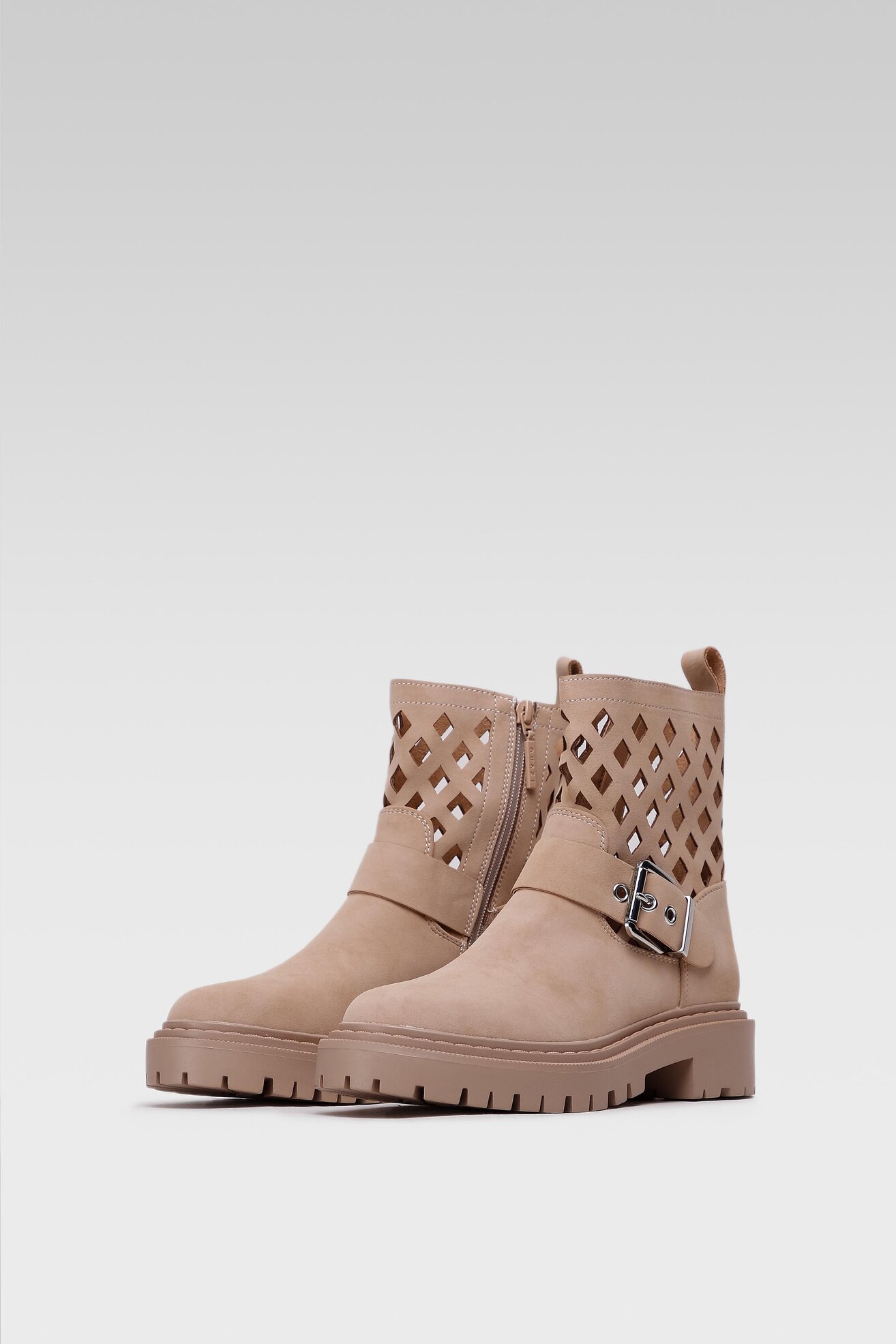 Botki Quazi WS5618-09 Beżowy