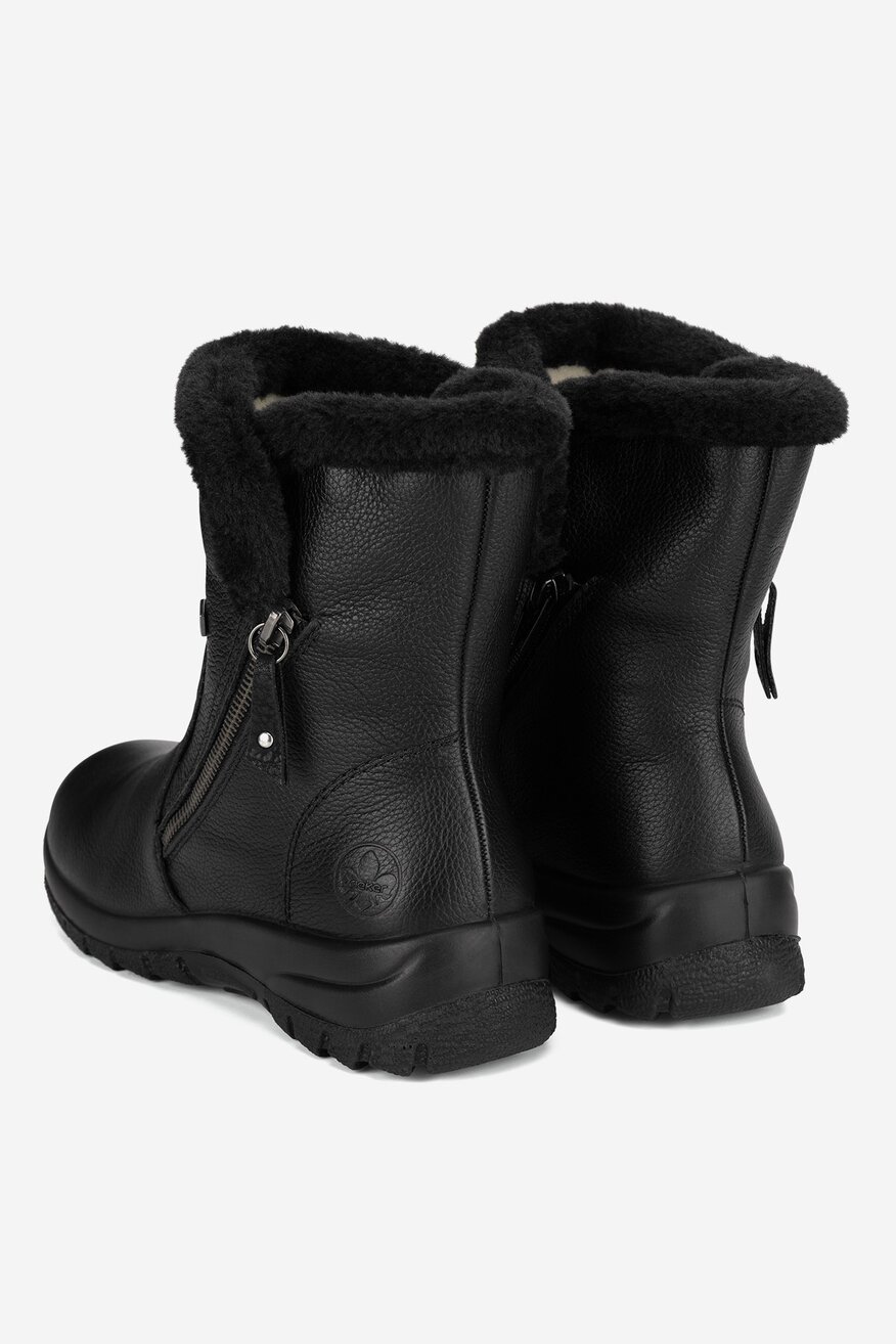 Rieker - Botki skórzane ocieplane - 5905588791973