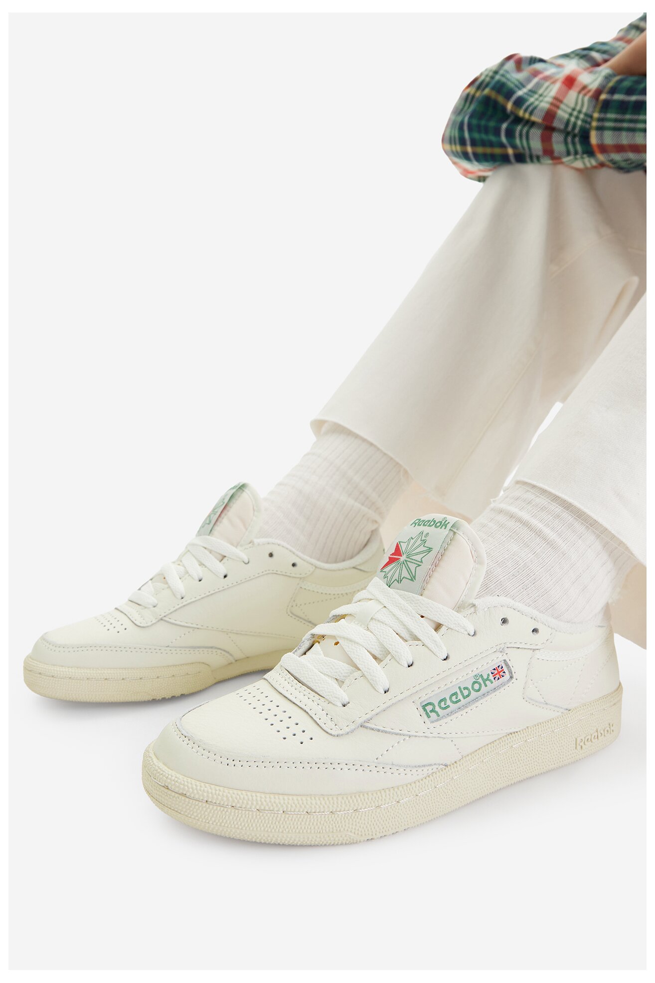 Obuwie sportowe Reebok EO-CLUB C 85 VINTAGE 100007797 Biały