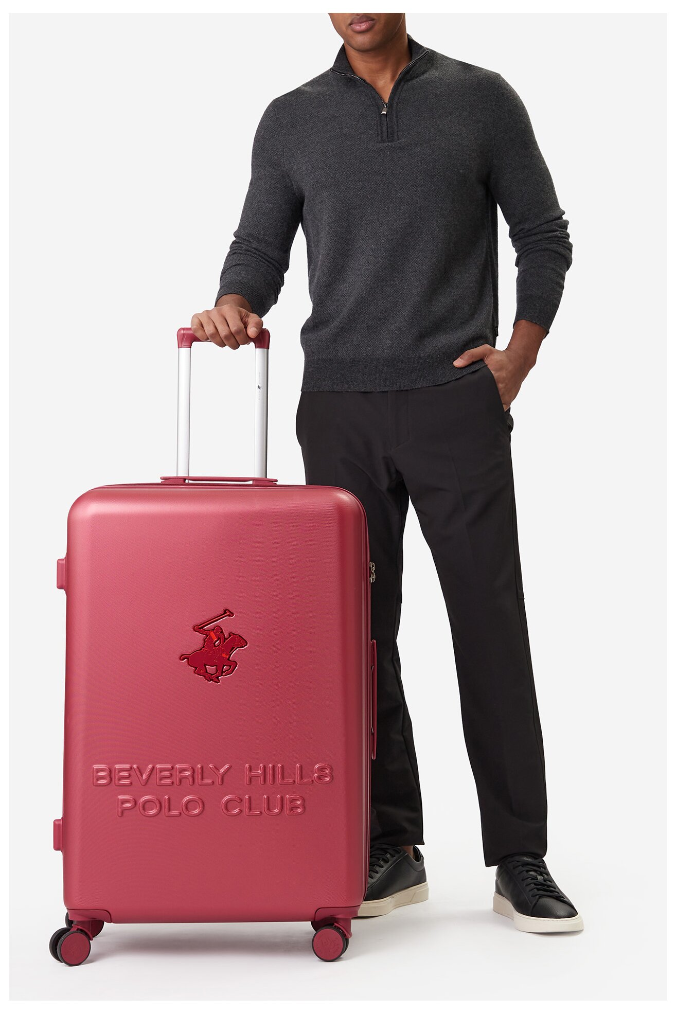 Kofer Beverly Hills Polo Club CEO-BHPC-L-004-08-BURGUNDY BORDO