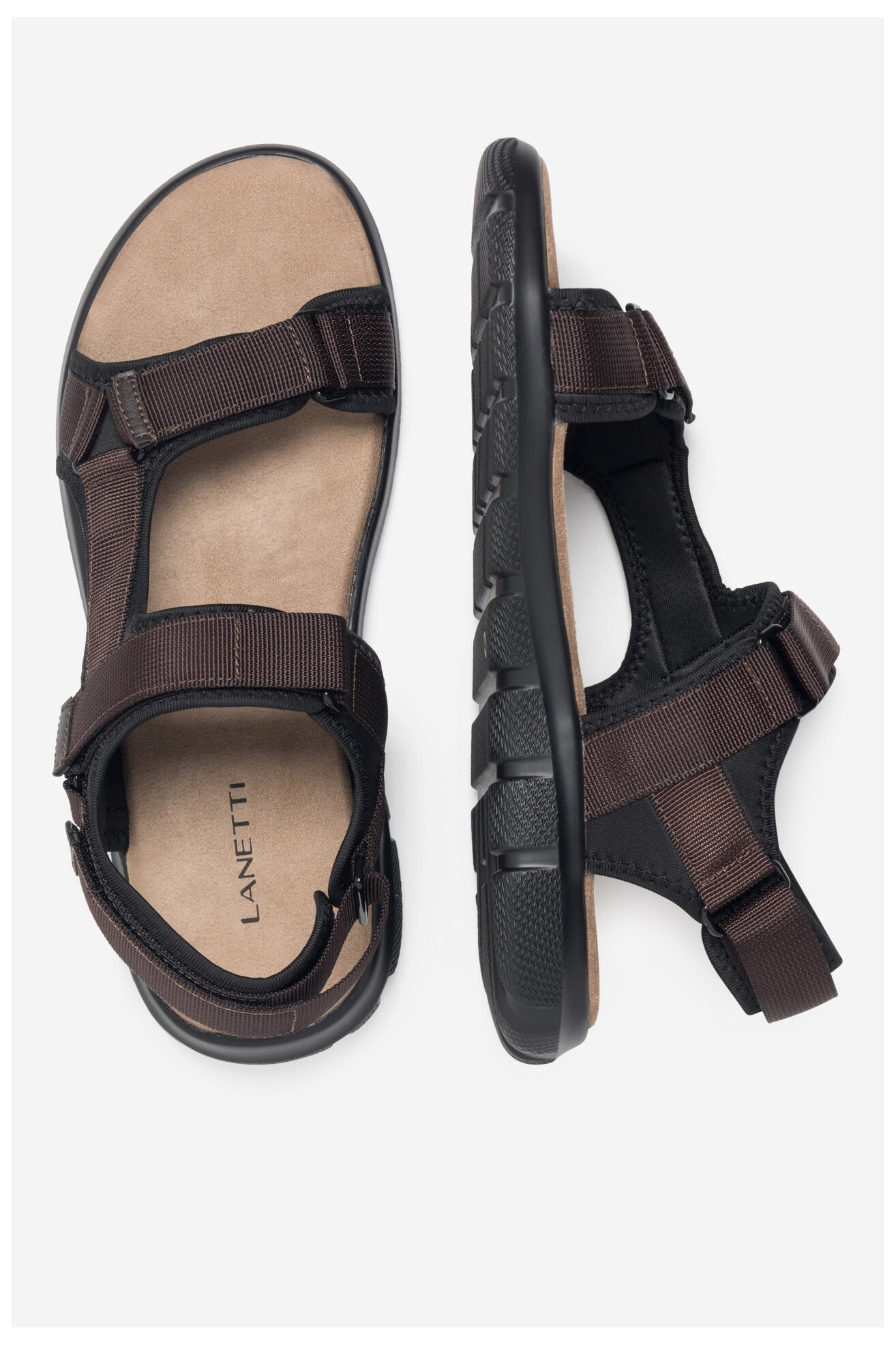 Сандали Lanetti MSS20230-13 КАФЯВ