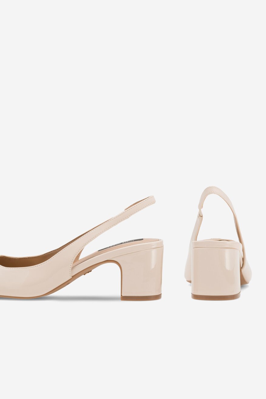 NINE WEST - Czółenka na słupku - 5905588563778