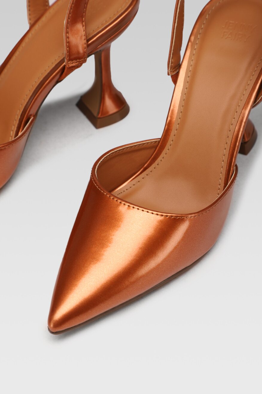 
                Jenny Fairy - Sandały na obcasie w szpic - 5903698708232