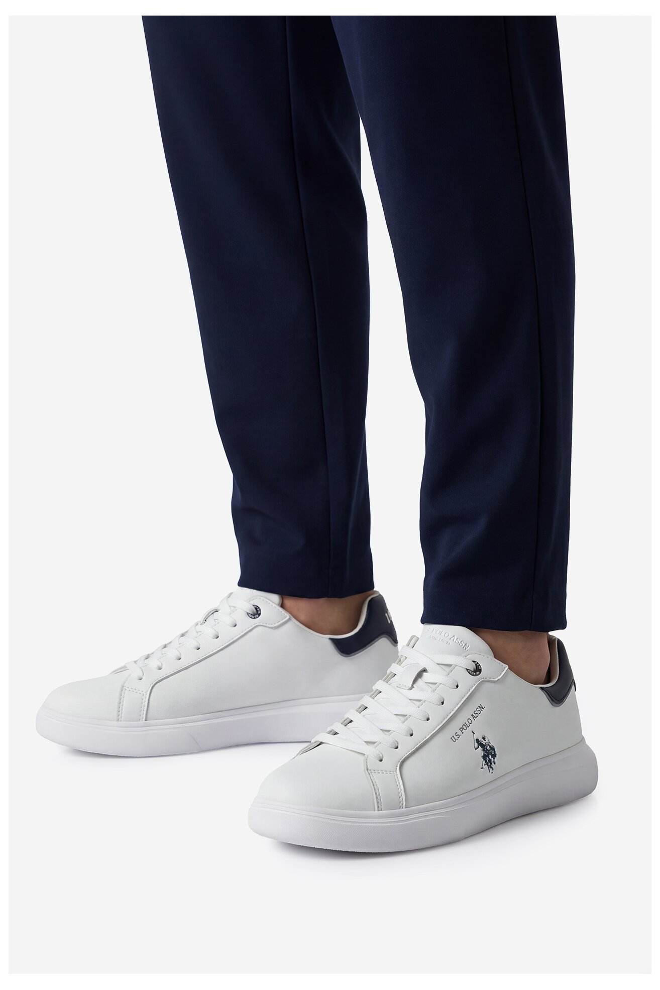 Sneakers U.S. POLO ASSN. EO-AUSTIN001M/6L1 Biały