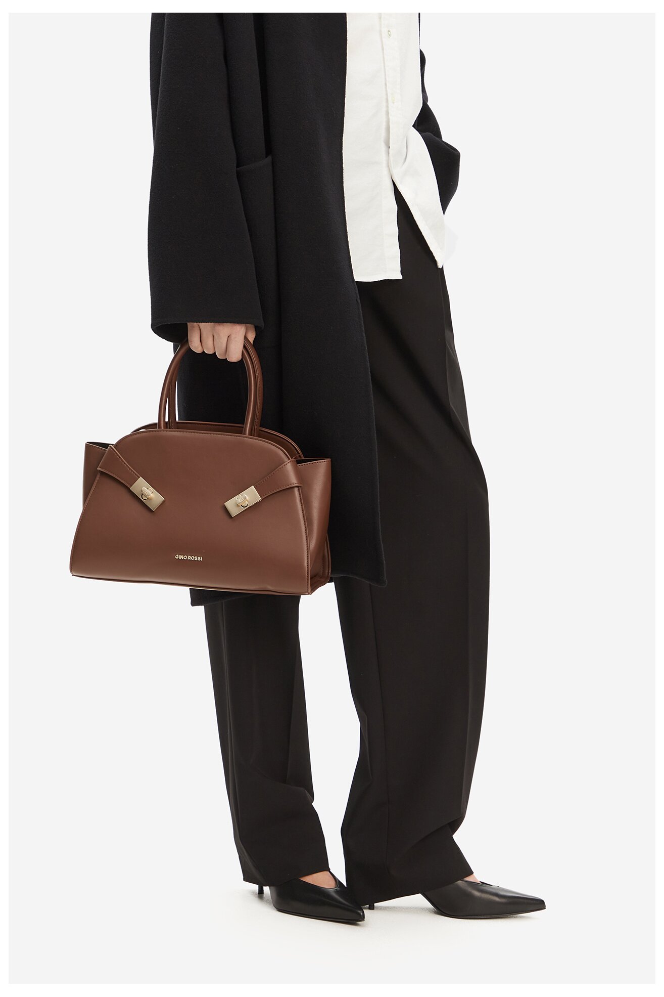 Geantă de mână Gino Rossi CEO-EMMY-DA8001 CREM