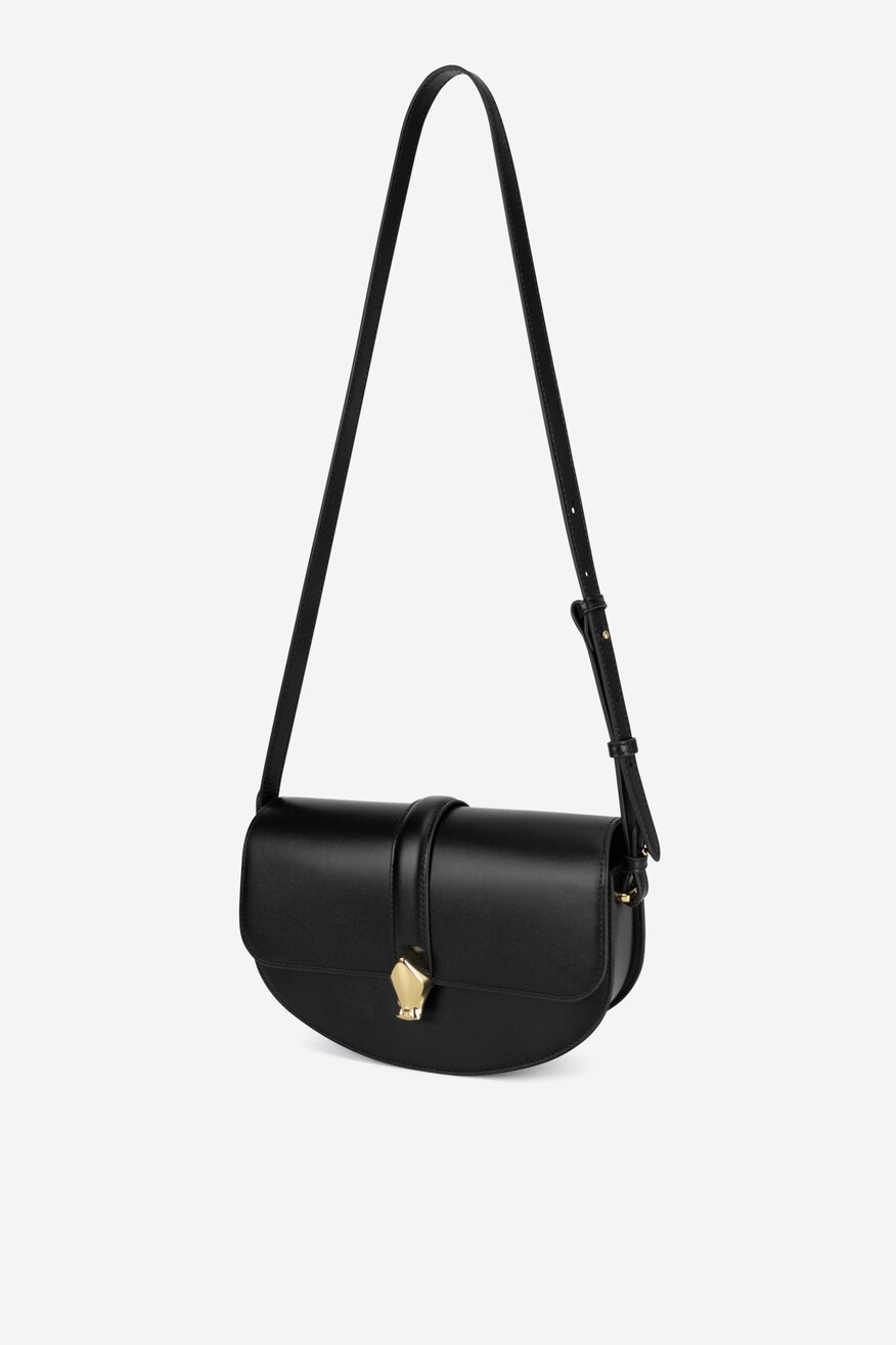 
                Gino Rossi - Mała skórzana torebka saddle - 5903419772917