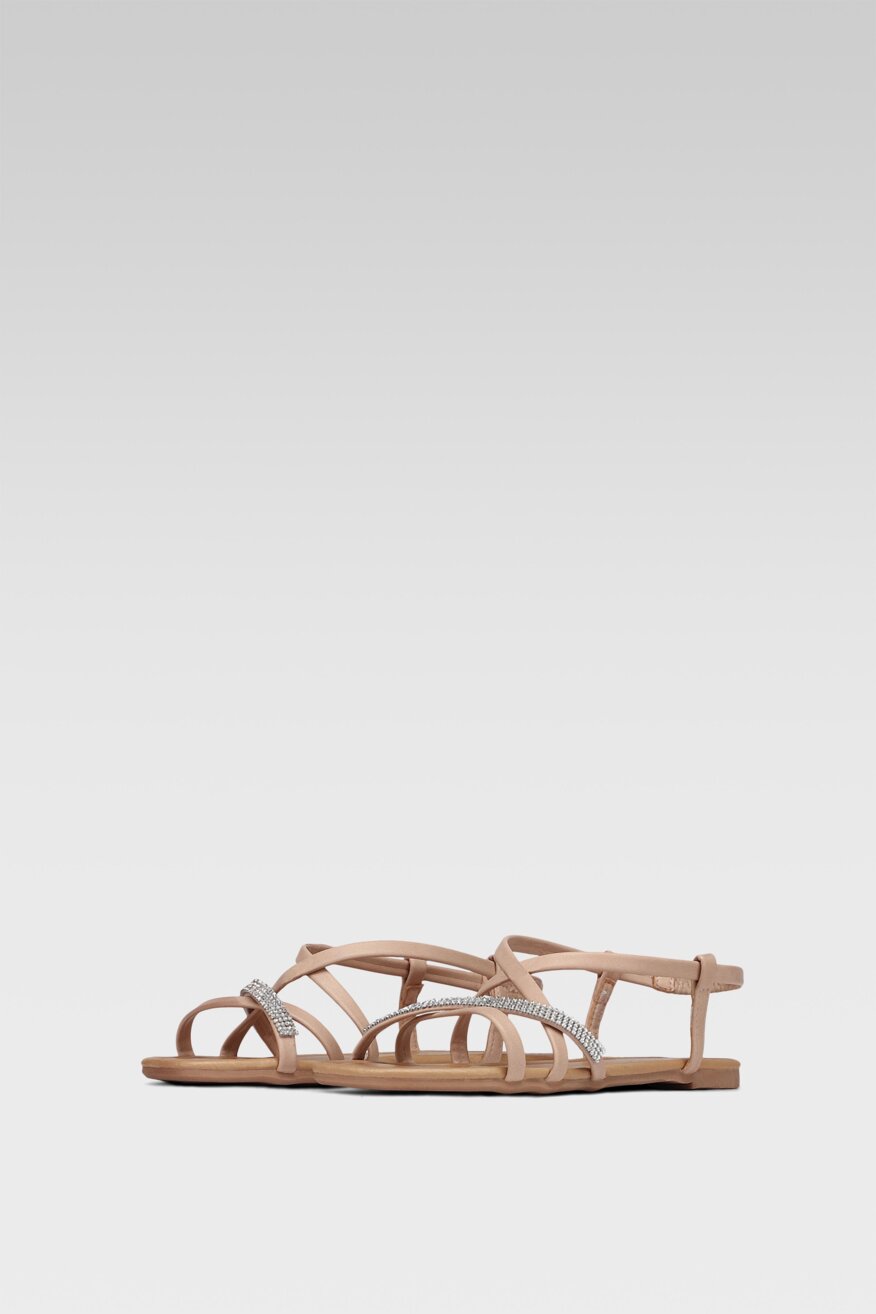 Bassano - Sandały z aplikacją różowe - 5903698650340