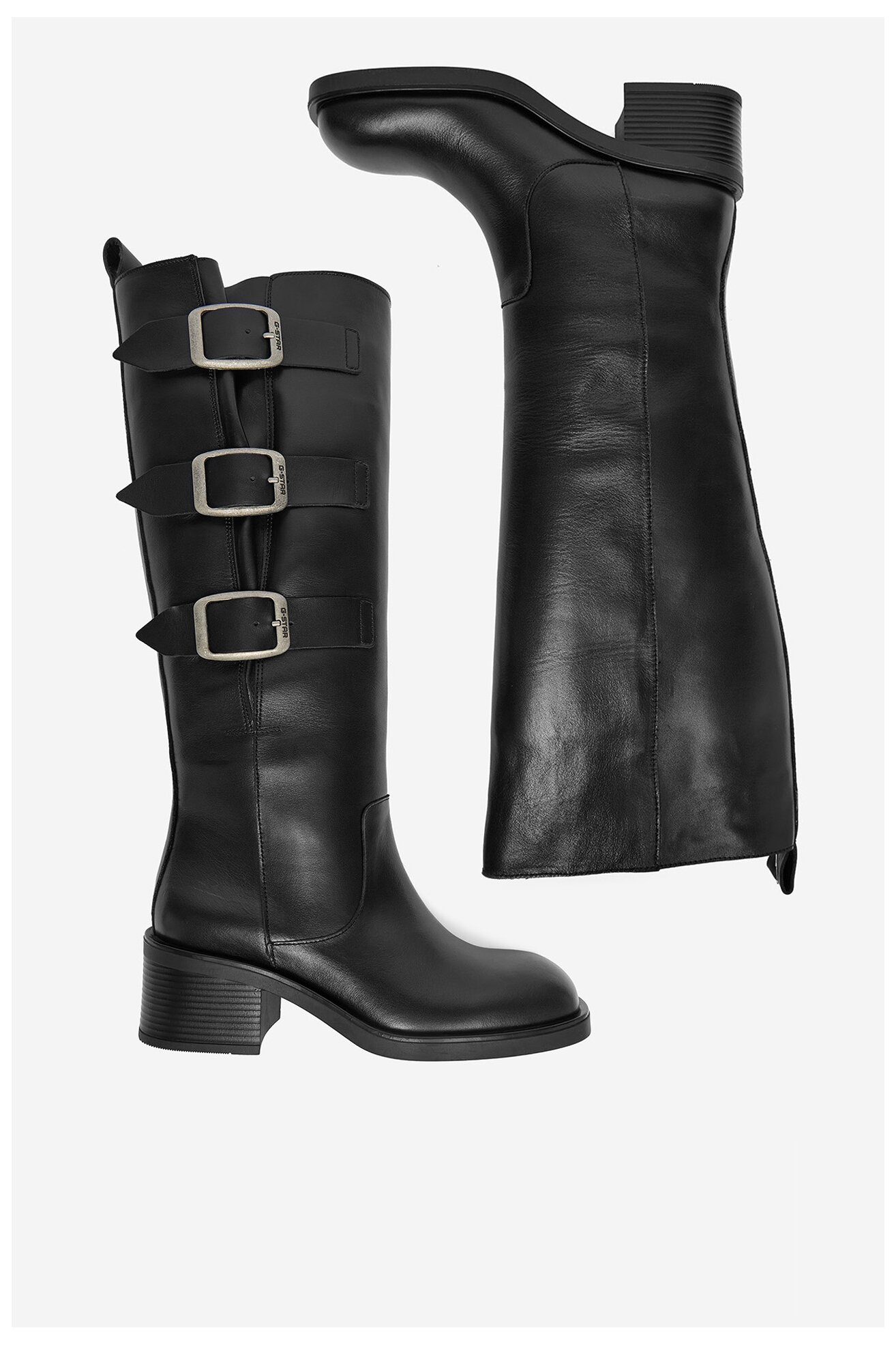 Kozaki G-STAR RAW EO-GUNES-4772-25 Czarny