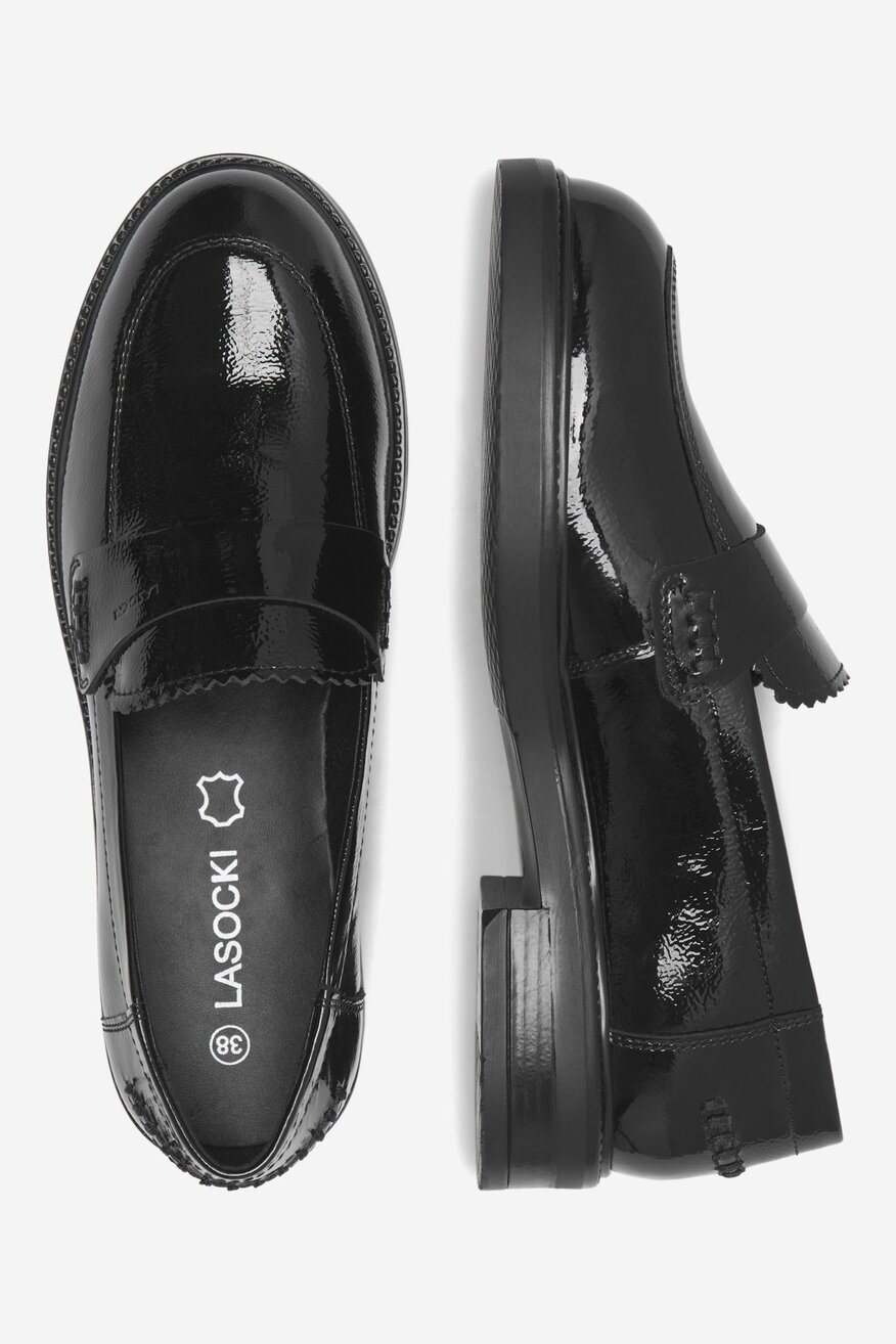 Lasocki - Loafersy skórzane - 5905588390442