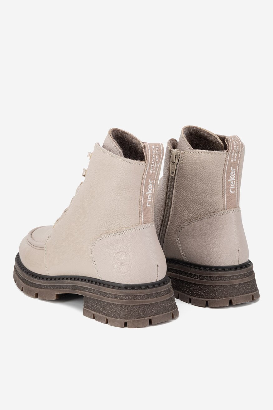 
                Rieker - Trzewiki skórzane ocieplane - 2230062960365