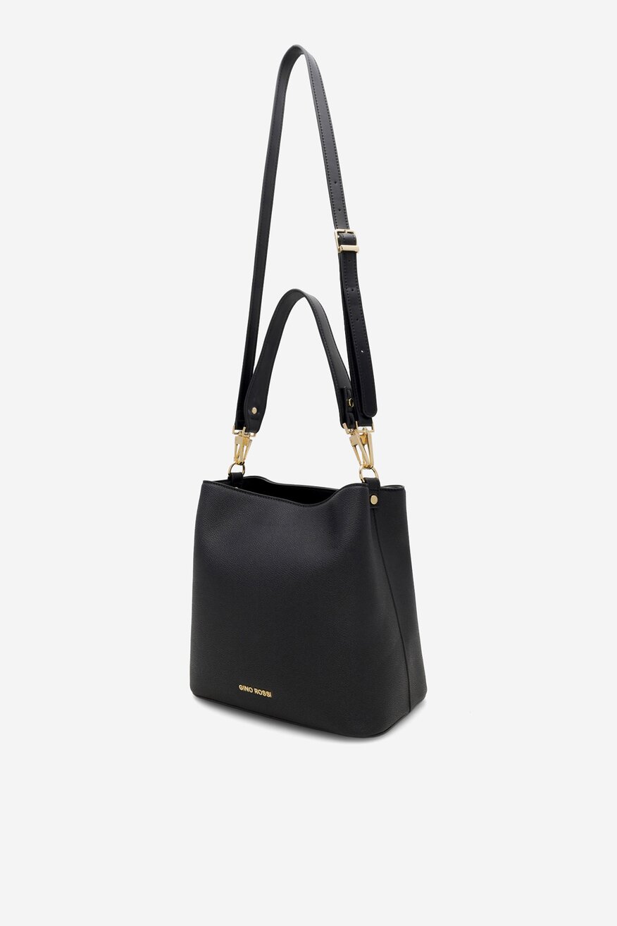 
                Дамска чанта Gino Rossi ЧЕРЕН - 5906751624081