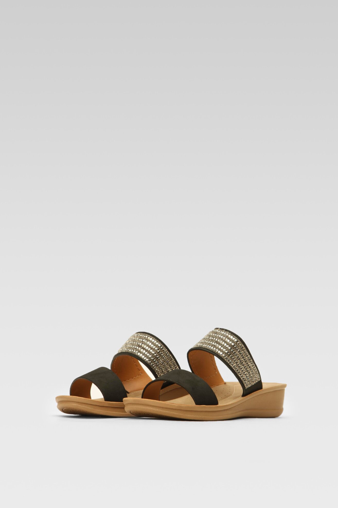 Papuče Clara Barson WSS20581-01 CRNA