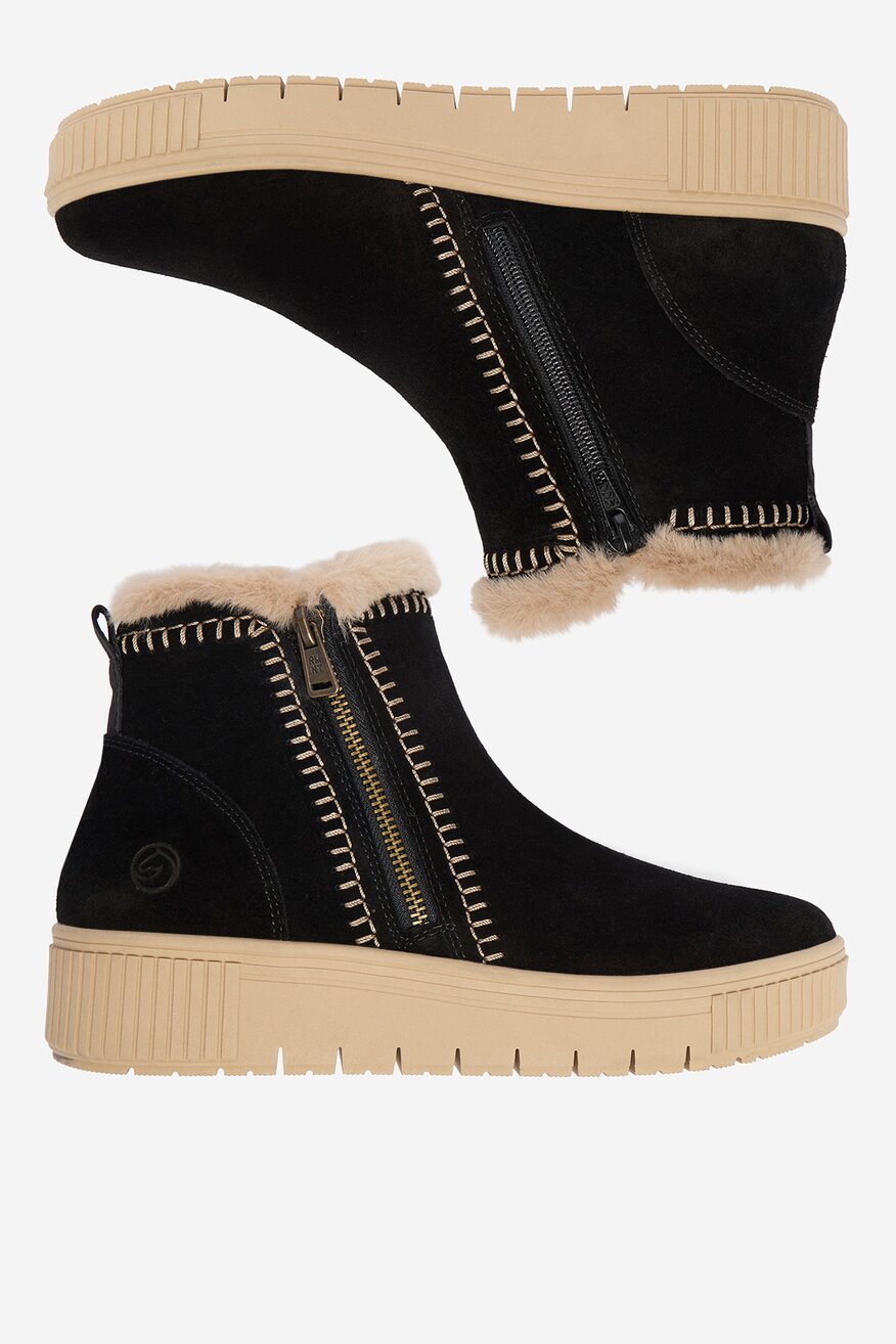 
                Remonte - Botki zamszowe ocieplane - 2230085549820