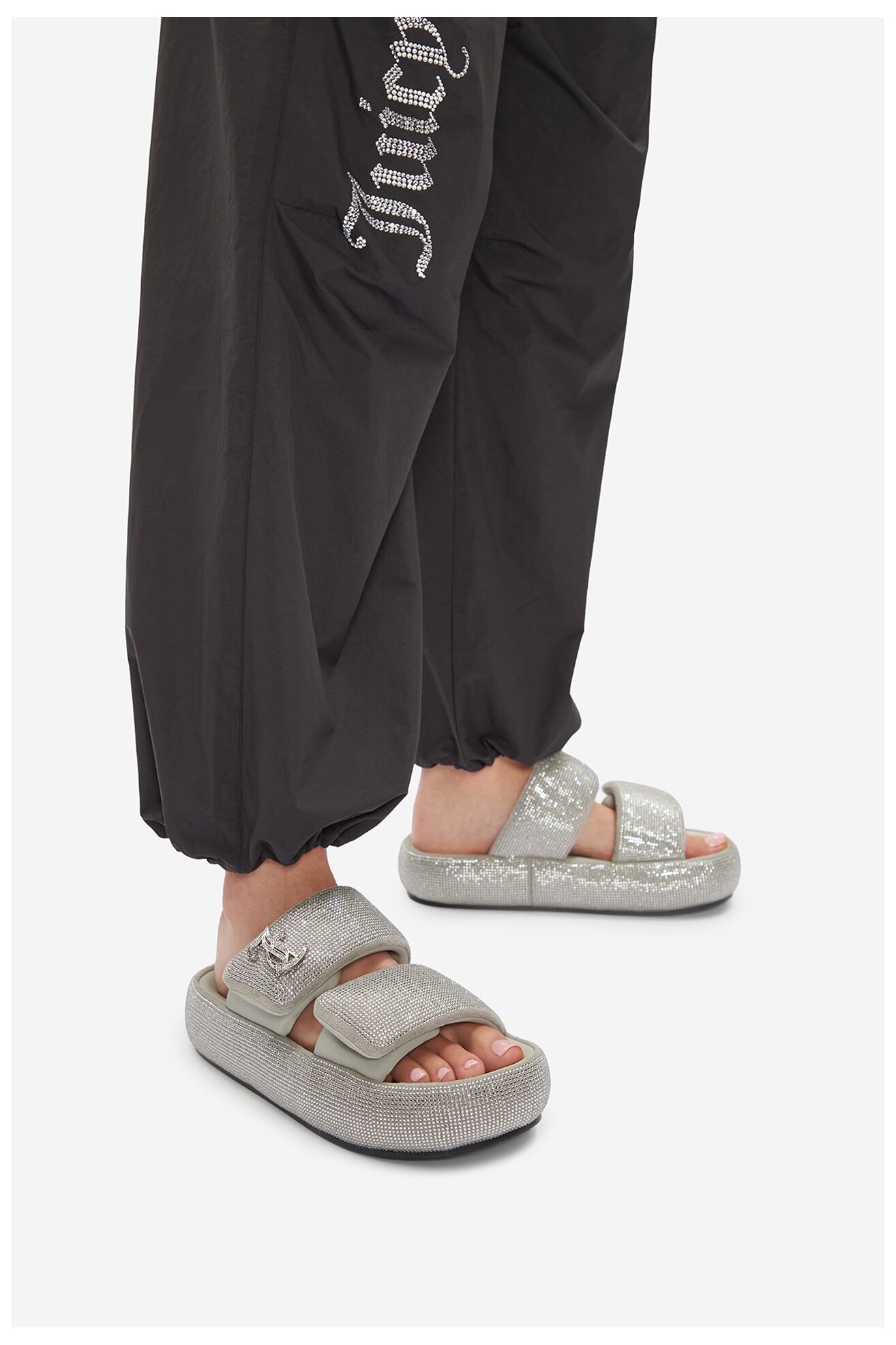 Klapki Juicy Couture WSS21515-02 Szary jasny